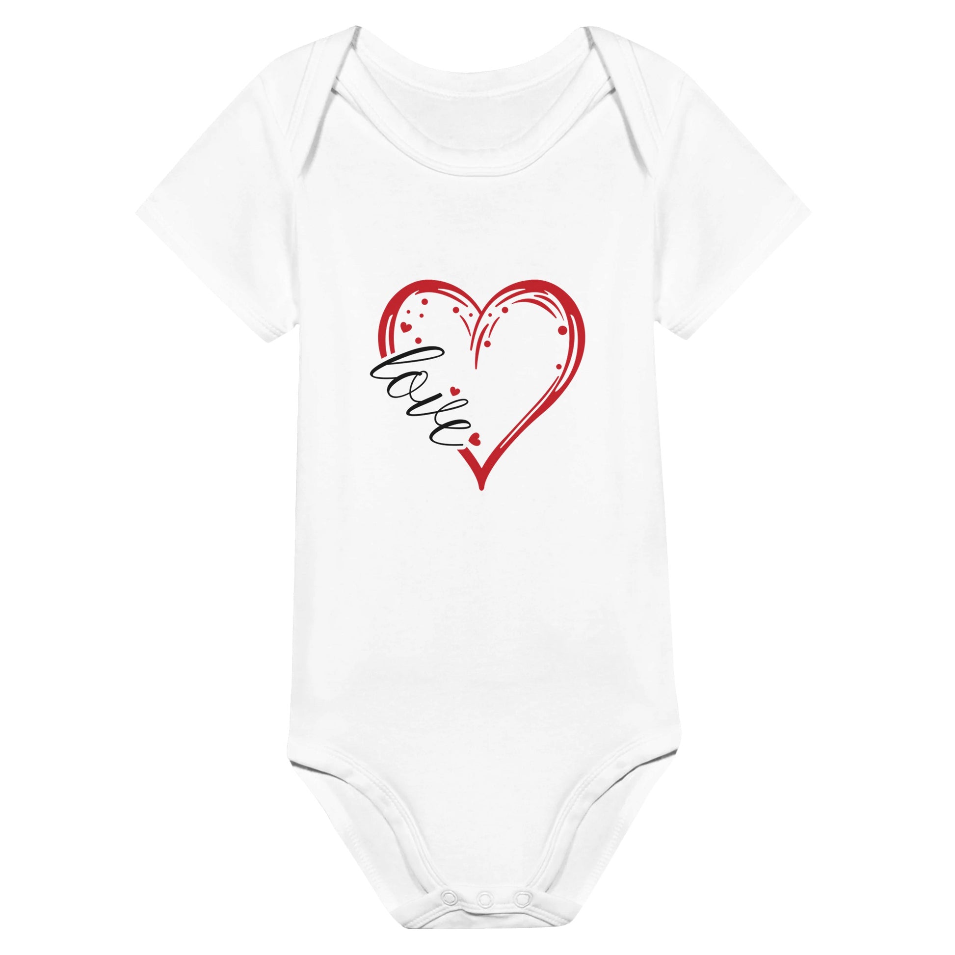 Love - Classic Baby Short Sleeve BodysuitA baby must-have, our short sleeve crewneck bodysuits combine both function and fashion. The lap shoulders and leg openings make it easy for the baby to get in and oLove - Classic Baby Short Sleeve Bodysuit