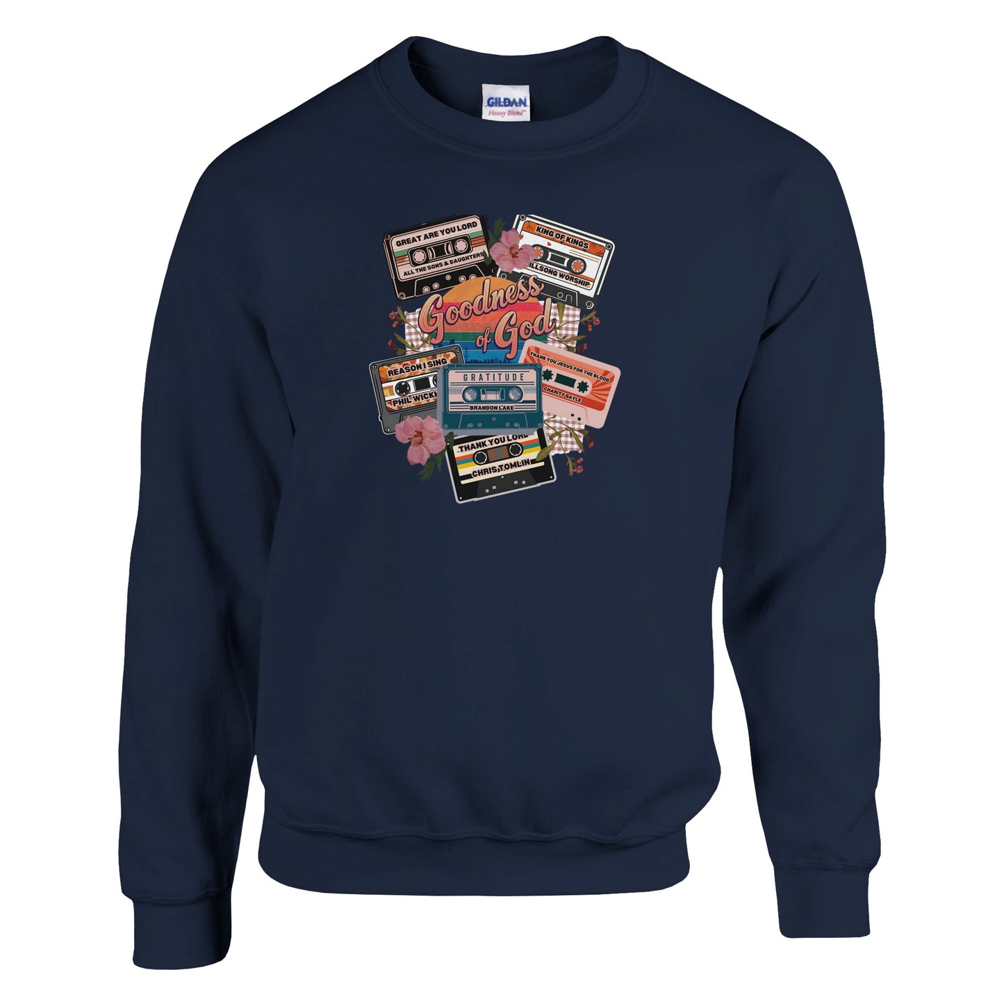 tape - Classic Unisex Crewneck Sweatshirt | Gildan® 18000A heavy blend sweatshirt. Crafted from a soft blend of 50% cotton and 50% polyester.
 Features air jet yarn for a softer feel and reduced pilling.
Double-needle stittape - Classic Unisex Crewneck Sweatshirt