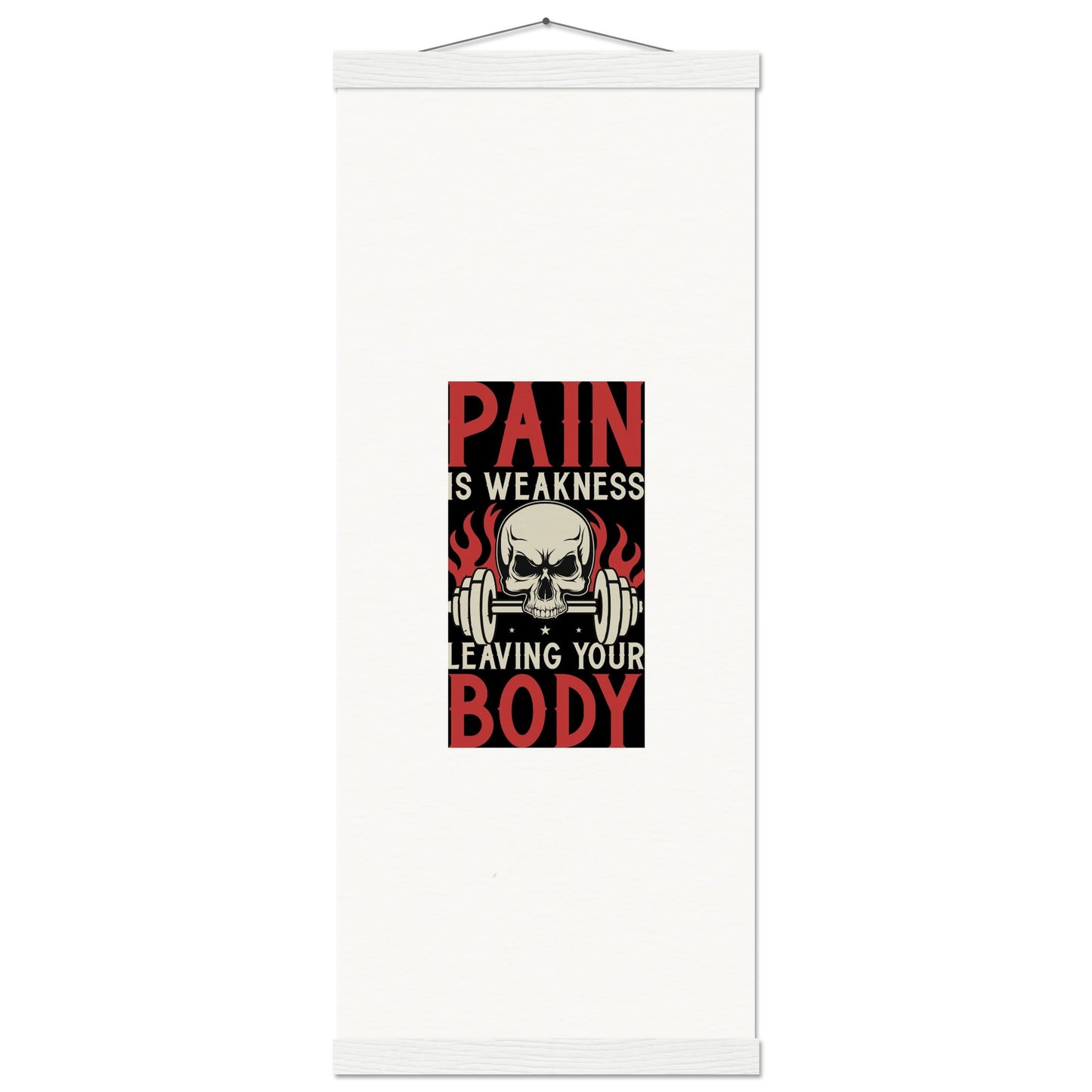 Pain - Museum-Quality Matte Paper Poster with HangerOur minimalist wooden hangers are made with four magnetic wooden dowels, two that clamp to the top of your print and two that clamp to the bottom to give a vintage lPain - Museum-Quality Matte Paper Poster