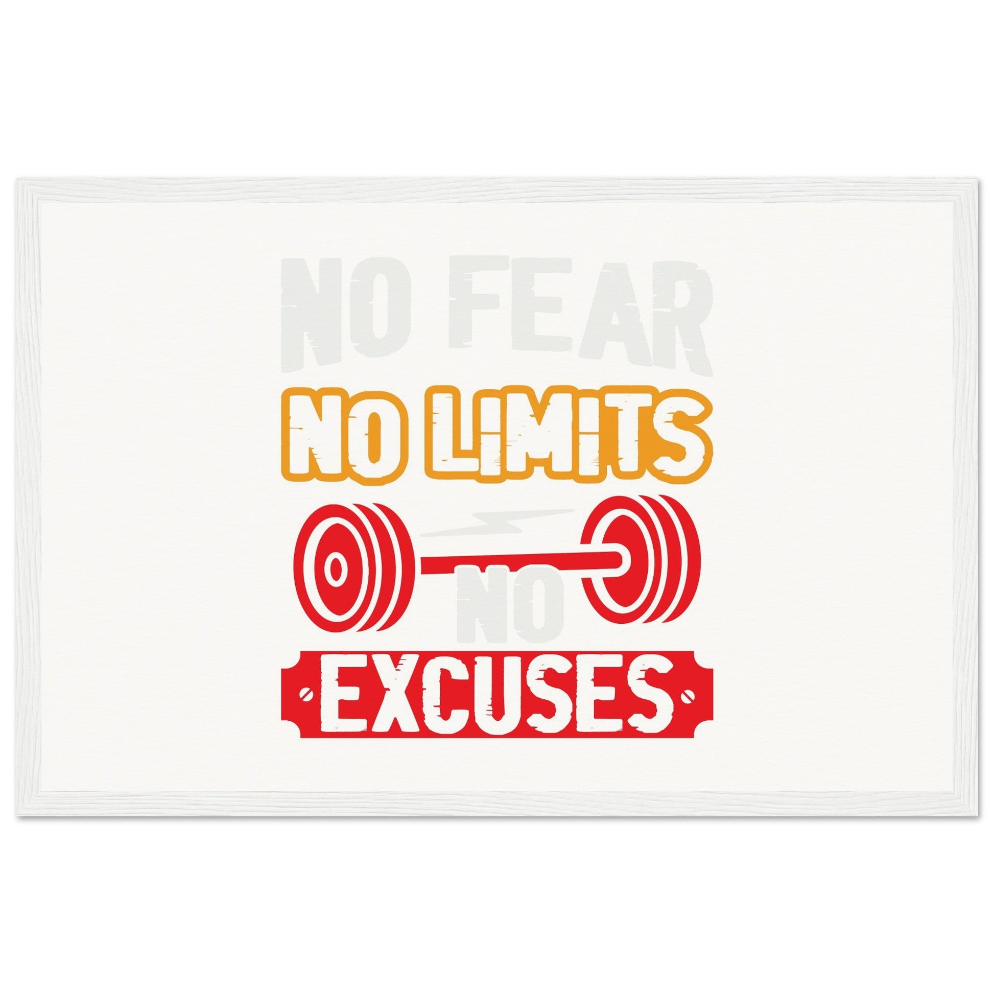 No Limits - Museum-Quality Matte Paper Wooden Framed PosterOur ready-to-hang wooden framed posters are sturdy, durable, and ready to hang instantly! The poster is made on our master's edition, archival museum-quality paper. Limits - Museum-Quality Matte Paper Wooden Framed Poster