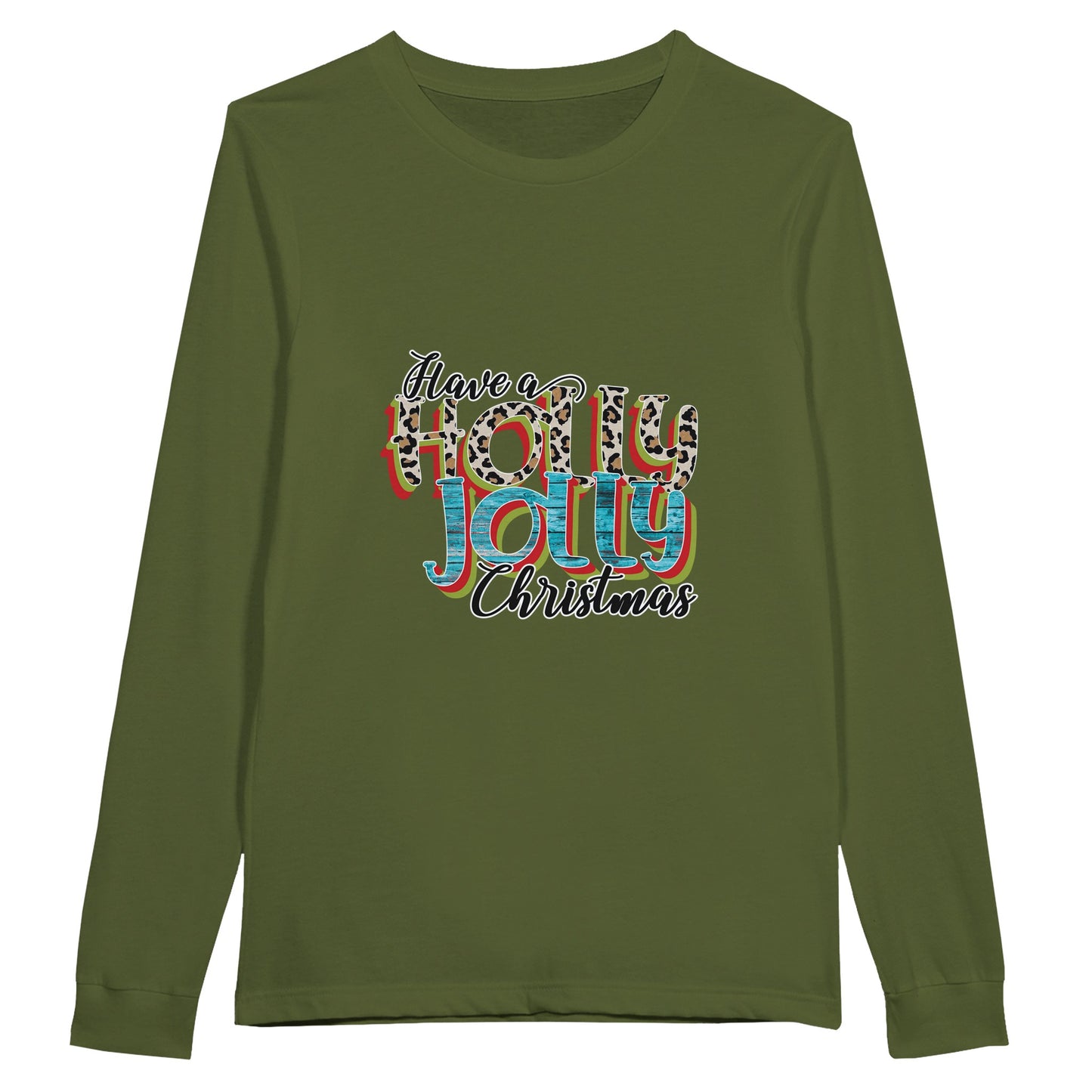 Holly Jolly -Premium Unisex Longsleeve T-shirtThis soft long-sleeved crew shirt is a good choice for a classic long sleeve t-shirt.
100% combed ringspun cotton32 singles thread weight4.3 oz. fabric weightFabric Holly Jolly -Premium Unisex Longsleeve