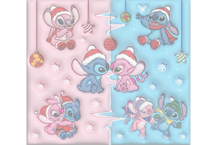 Disney Stitch Christmas custom tumbler