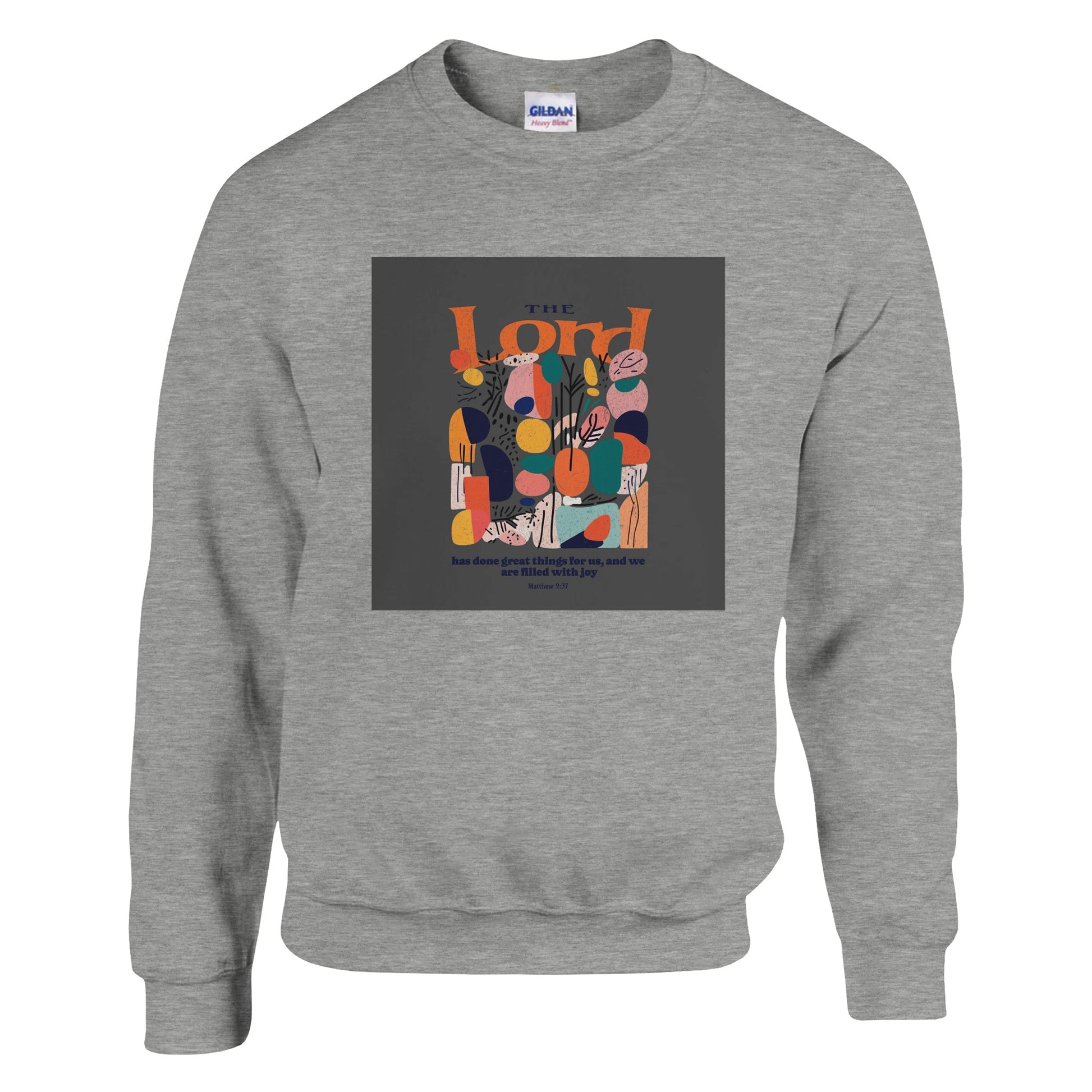 Lord - Classic Unisex Crewneck Sweatshirt | Gildan® 18000A heavy blend sweatshirt. Crafted from a soft blend of 50% cotton and 50% polyester.
 Features air jet yarn for a softer feel and reduced pilling.
Double-needle stitLord - Classic Unisex Crewneck Sweatshirt