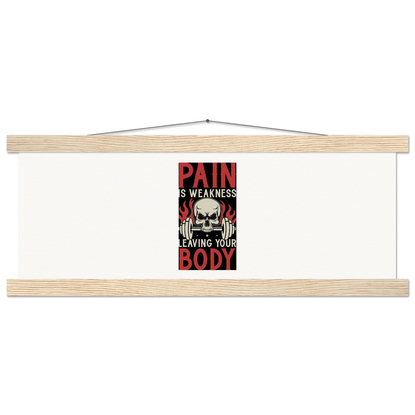 Pain - Museum-Quality Matte Paper Poster with HangerOur minimalist wooden hangers are made with four magnetic wooden dowels, two that clamp to the top of your print and two that clamp to the bottom to give a vintage lPain - Museum-Quality Matte Paper Poster