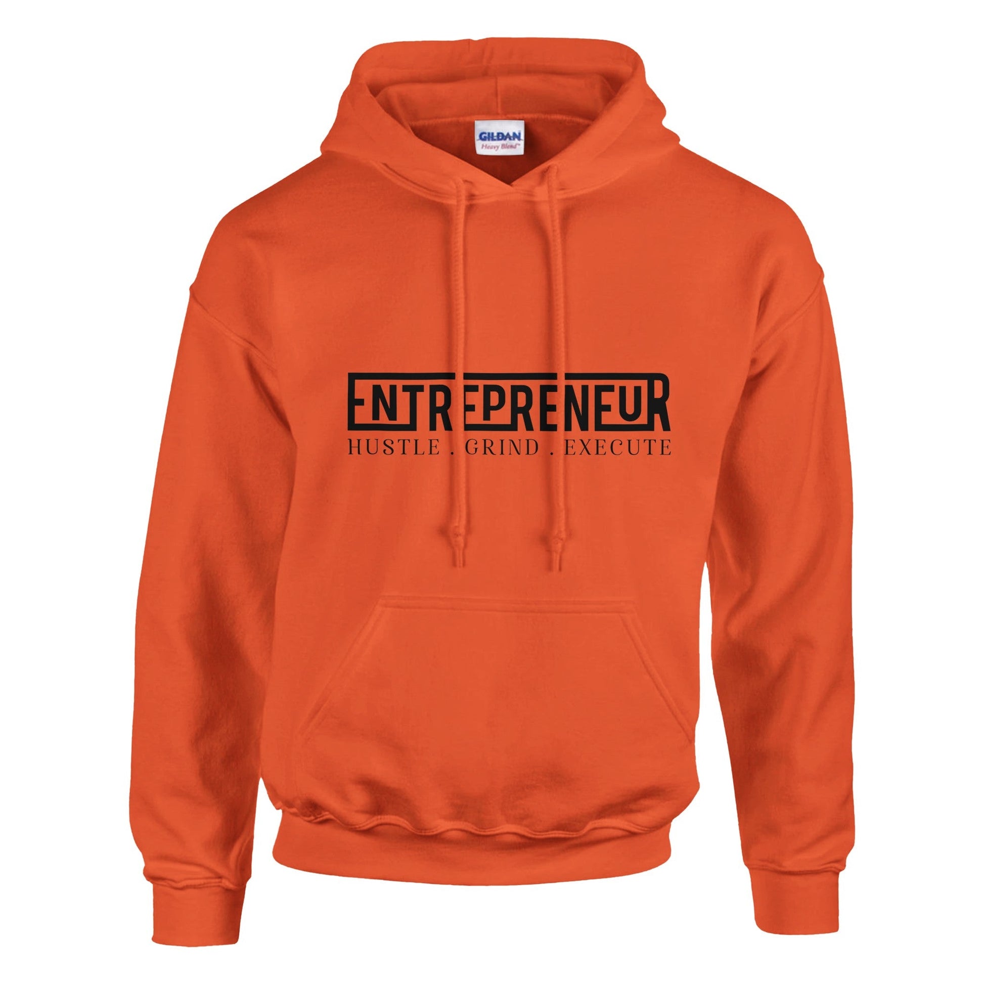 Entrepreneur - Classic Unisex Pullover Hoodie | Gildan® 18500A heavy blend hoodie. Crafted from a soft blend of 50% cotton and 50% polyester.
Features a double-lined hood with matching drawstring.
The fabric's air jet yarn offEntrepreneur - Classic Unisex Pullover Hoodie