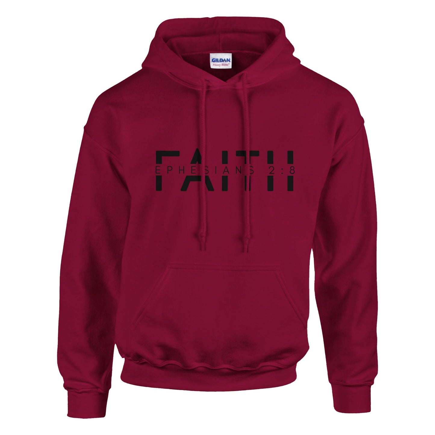 Ephesians Classic Unisex Pullover Hoodie | Gildan® 18500A heavy blend hoodie. Crafted from a soft blend of 50% cotton and 50% polyester.
Features a double-lined hood with matching drawstring.
The fabric's air jet yarn offEphesians Classic Unisex Pullover Hoodie