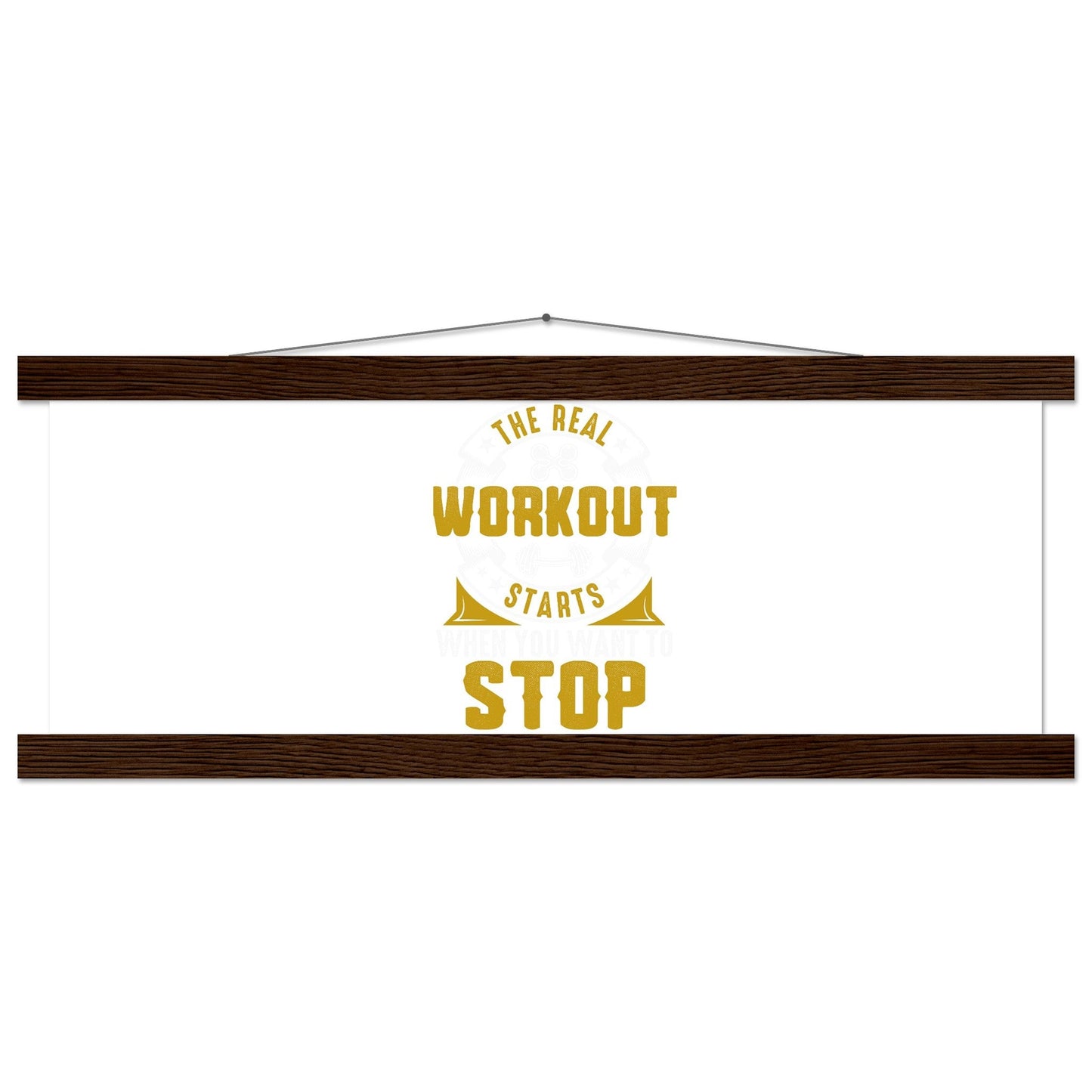 Gym Needs Me - Premium Matte Paper Poster with HangerOur minimalist wooden hangers are made with four magnetic wooden dowels, two that clamp to the top of your print and two that clamp to the bottom to give a vintage l- Premium Matte Paper Poster