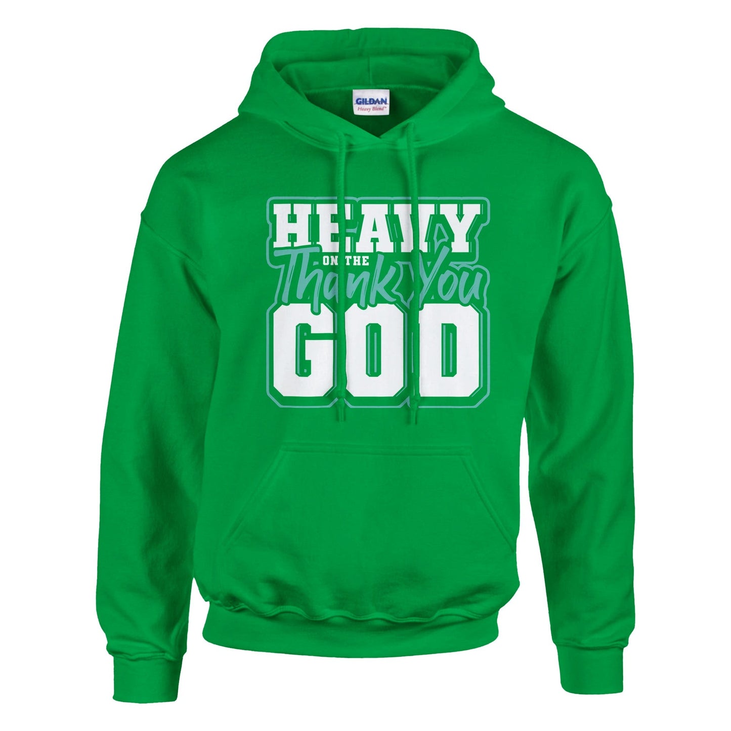 Thank You God - Classic Unisex Pullover Hoodie | Gildan® 18500A heavy blend hoodie. Crafted from a soft blend of 50% cotton and 50% polyester.
Features a double-lined hood with matching drawstring.
The fabric's air jet yarn offGod - Classic Unisex Pullover Hoodie