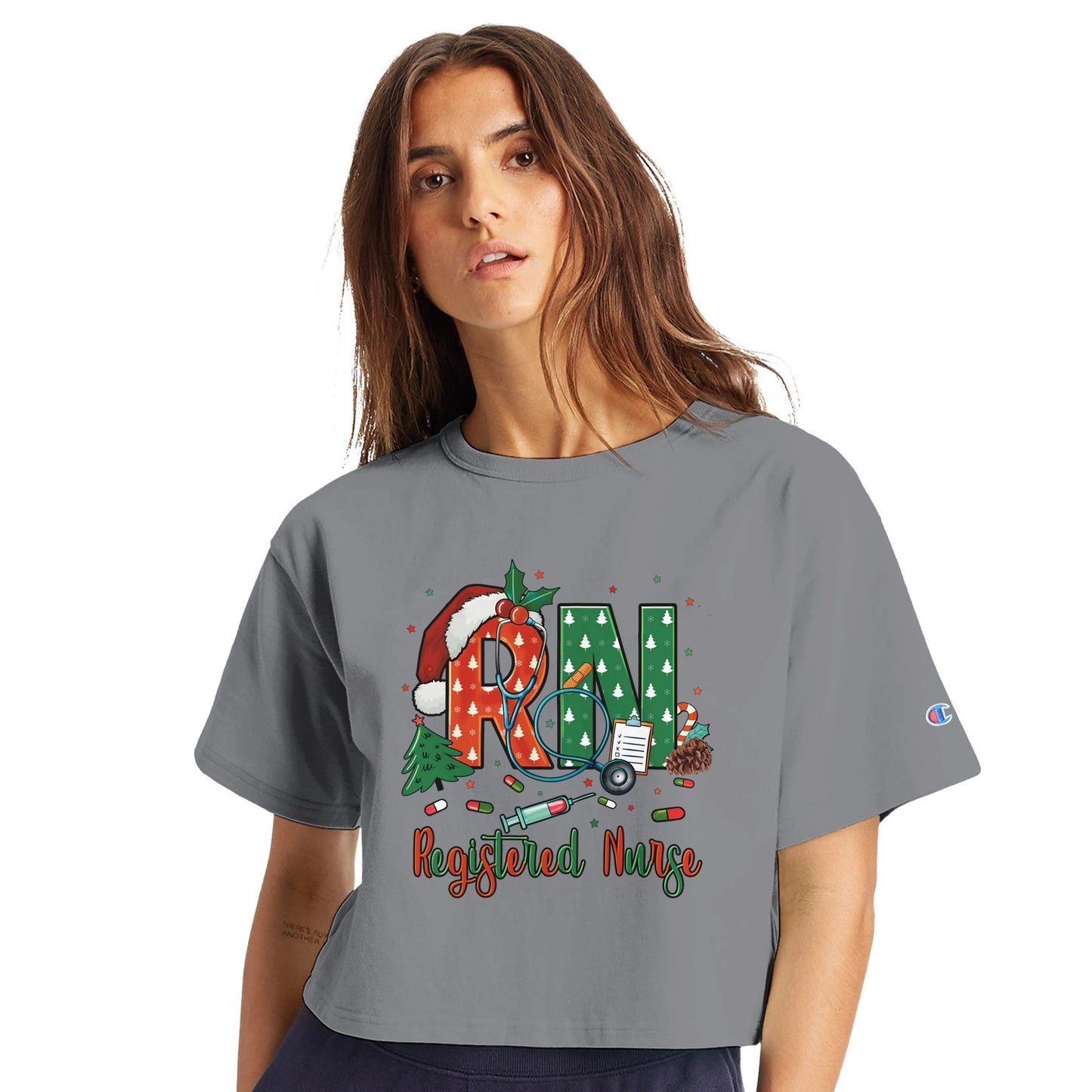 Women's Cropped Crewneck T-Shirt