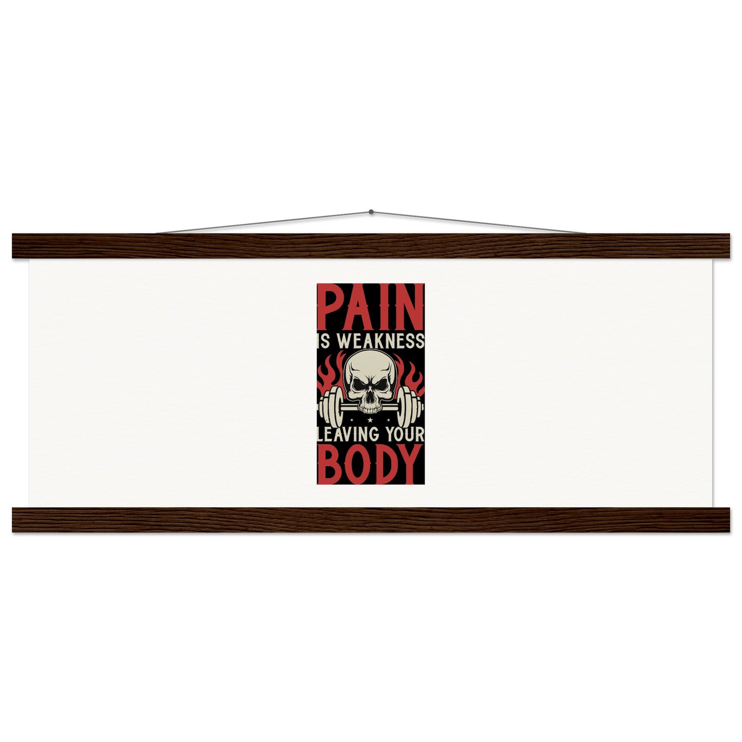 Pain - Museum-Quality Matte Paper Poster with HangerOur minimalist wooden hangers are made with four magnetic wooden dowels, two that clamp to the top of your print and two that clamp to the bottom to give a vintage lPain - Museum-Quality Matte Paper Poster