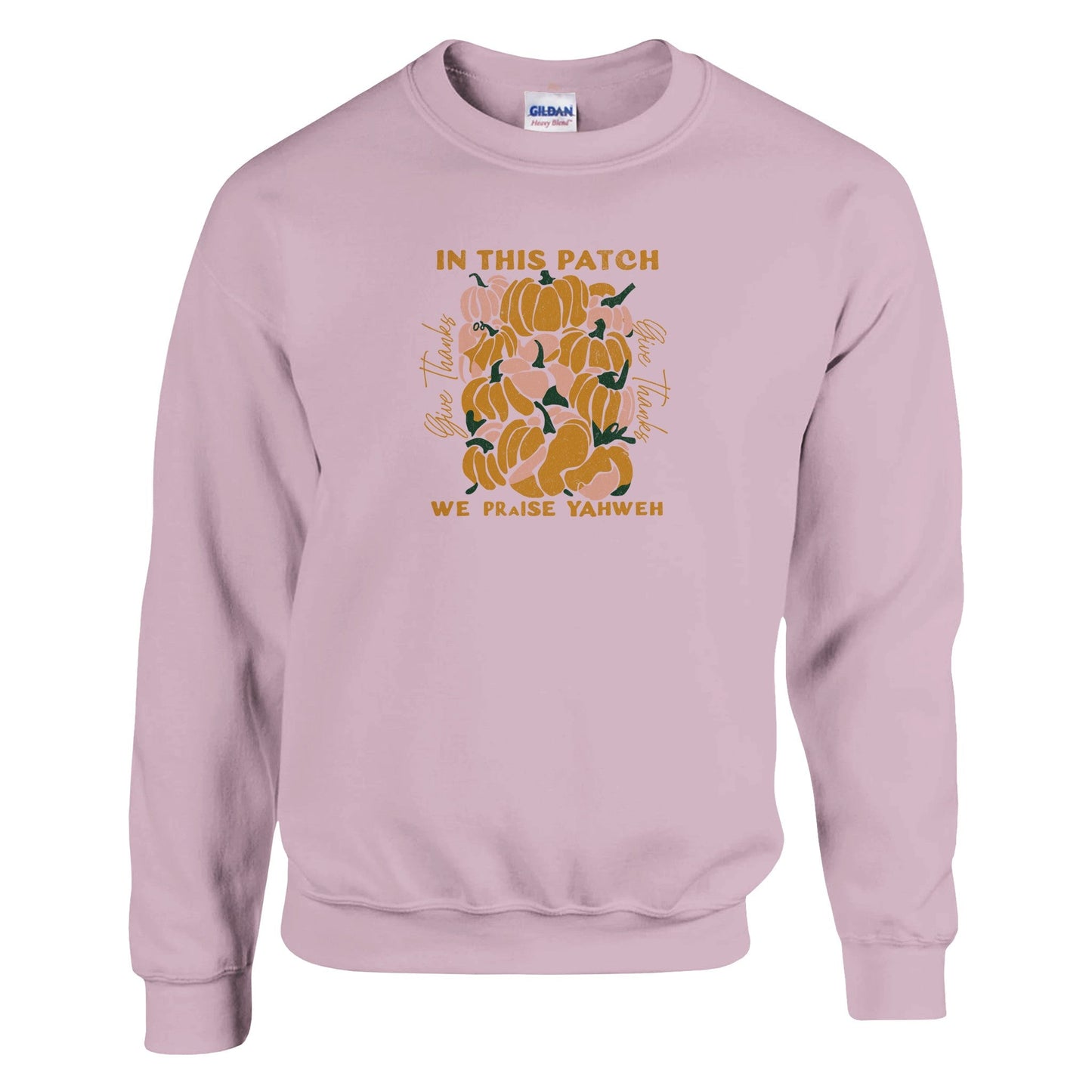 We praise yahwey - Classic Unisex Crewneck Sweatshirt | Gildan® 18000A heavy blend sweatshirt. Crafted from a soft blend of 50% cotton and 50% polyester.
 Features air jet yarn for a softer feel and reduced pilling.
Double-needle stitpraise yahwey - Classic Unisex Crewneck Sweatshirt