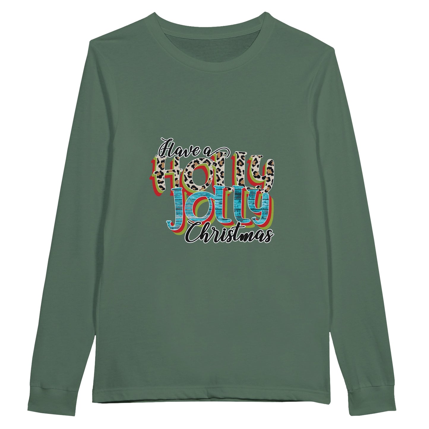 Holly Jolly -Premium Unisex Longsleeve T-shirtThis soft long-sleeved crew shirt is a good choice for a classic long sleeve t-shirt.
100% combed ringspun cotton32 singles thread weight4.3 oz. fabric weightFabric Holly Jolly -Premium Unisex Longsleeve