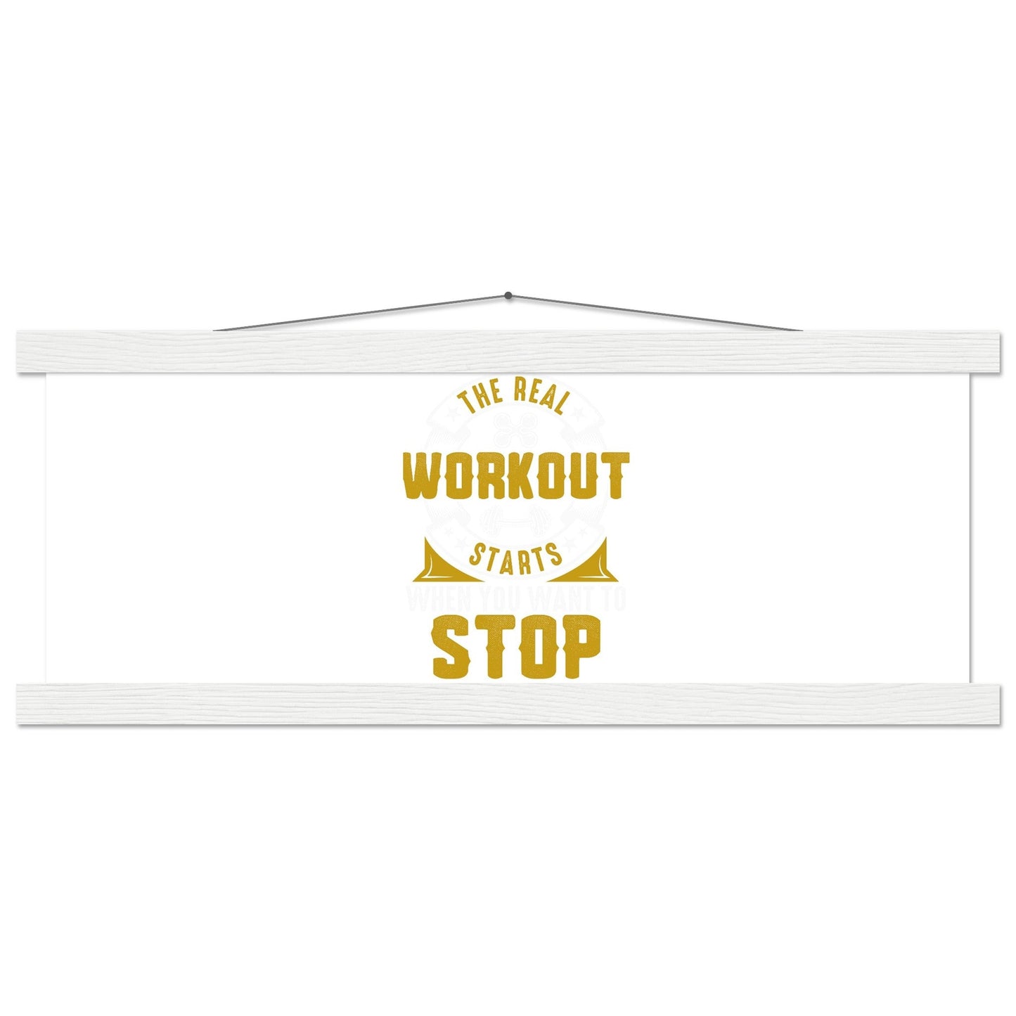 Gym Needs Me - Premium Matte Paper Poster with HangerOur minimalist wooden hangers are made with four magnetic wooden dowels, two that clamp to the top of your print and two that clamp to the bottom to give a vintage l- Premium Matte Paper Poster