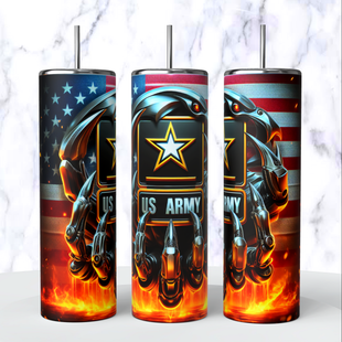 Star US Army custom Tumbler