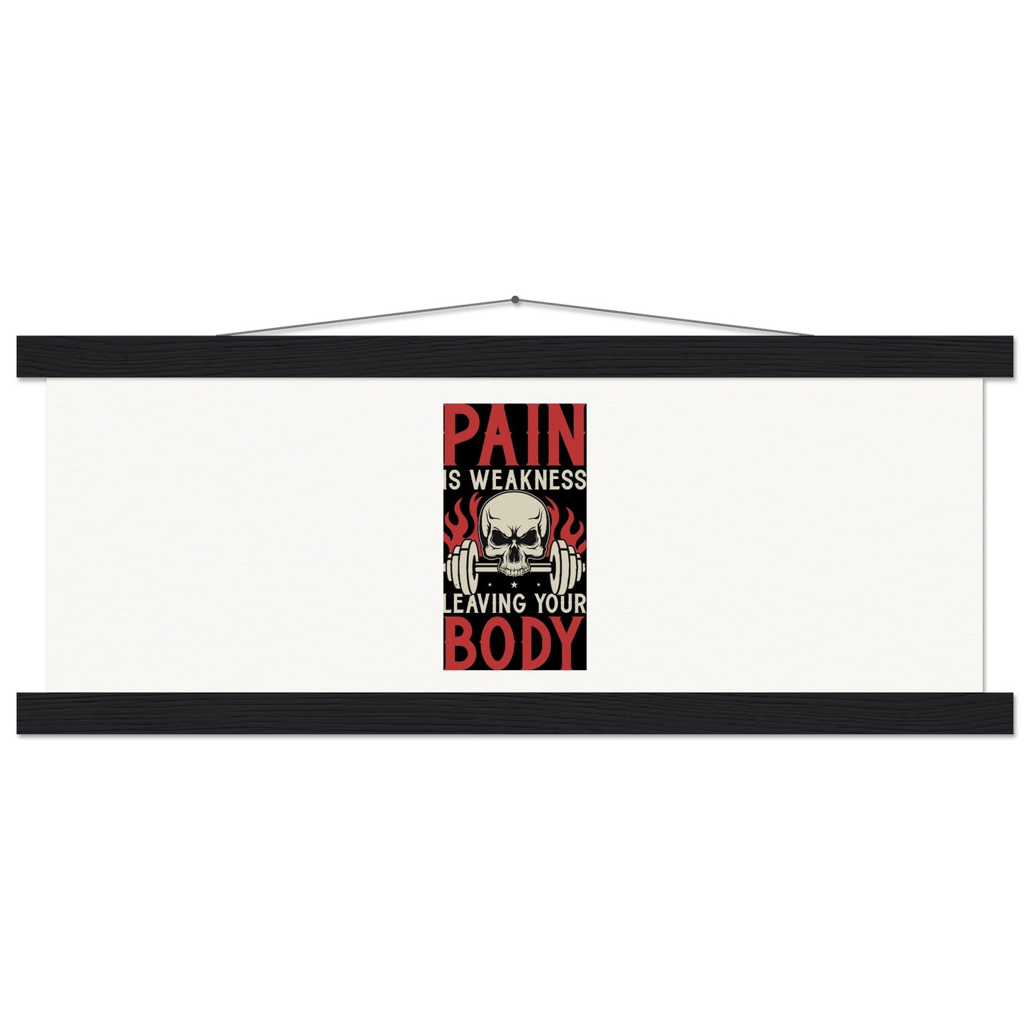 Pain - Museum-Quality Matte Paper Poster with HangerOur minimalist wooden hangers are made with four magnetic wooden dowels, two that clamp to the top of your print and two that clamp to the bottom to give a vintage lPain - Museum-Quality Matte Paper Poster