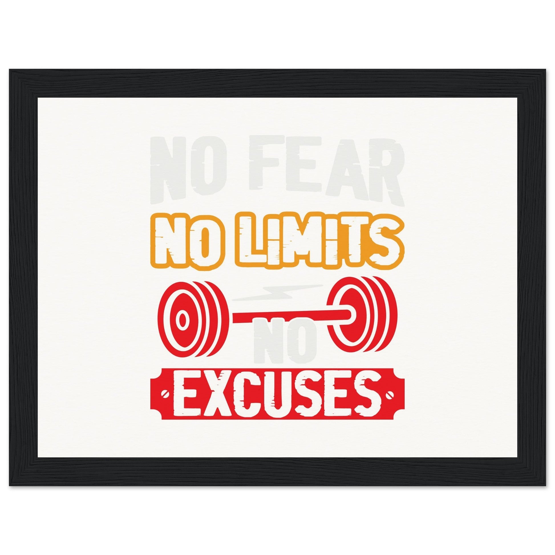 No Limits - Museum-Quality Matte Paper Wooden Framed PosterOur ready-to-hang wooden framed posters are sturdy, durable, and ready to hang instantly! The poster is made on our master's edition, archival museum-quality paper. Limits - Museum-Quality Matte Paper Wooden Framed Poster