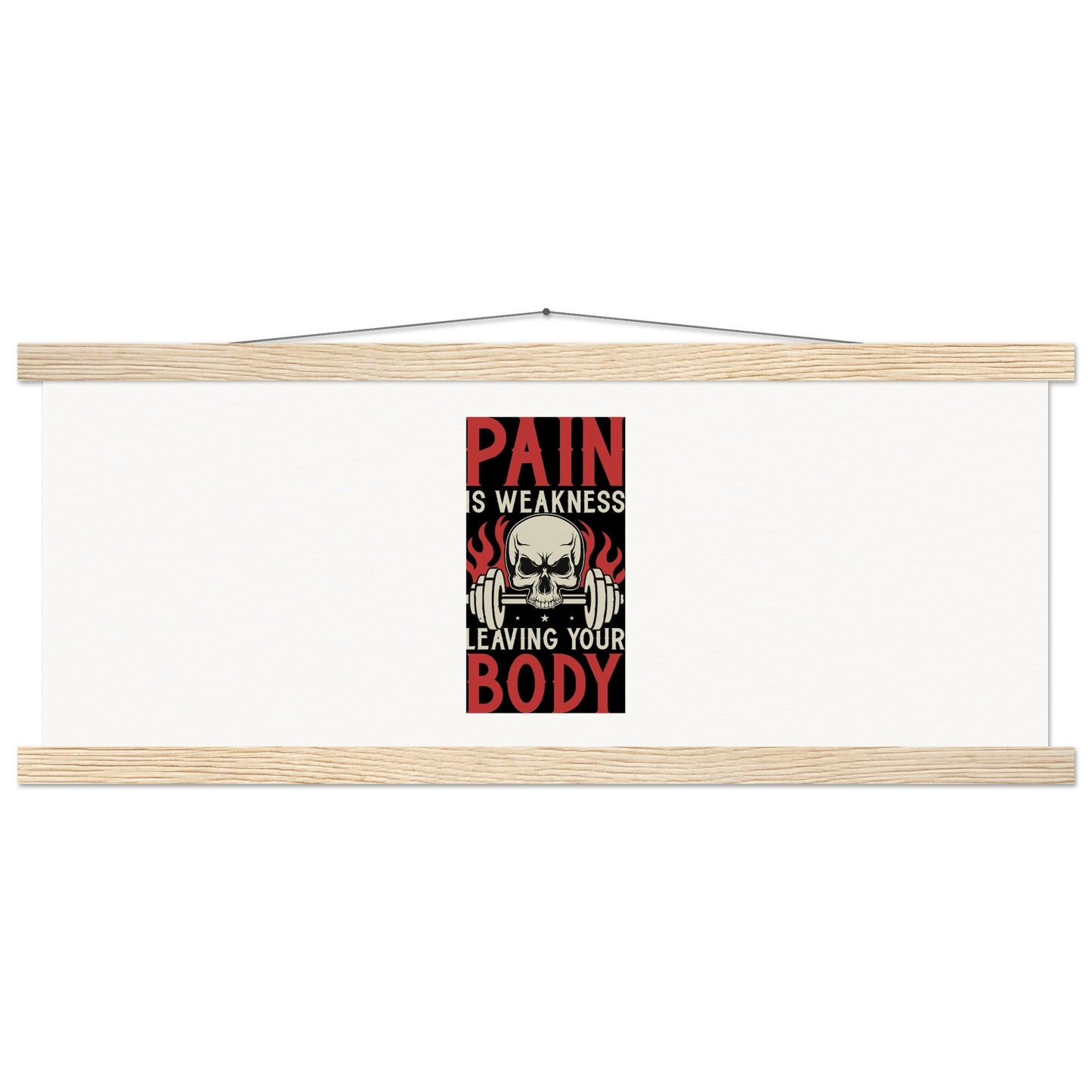 Pain - Museum-Quality Matte Paper Poster with HangerOur minimalist wooden hangers are made with four magnetic wooden dowels, two that clamp to the top of your print and two that clamp to the bottom to give a vintage lPain - Museum-Quality Matte Paper Poster