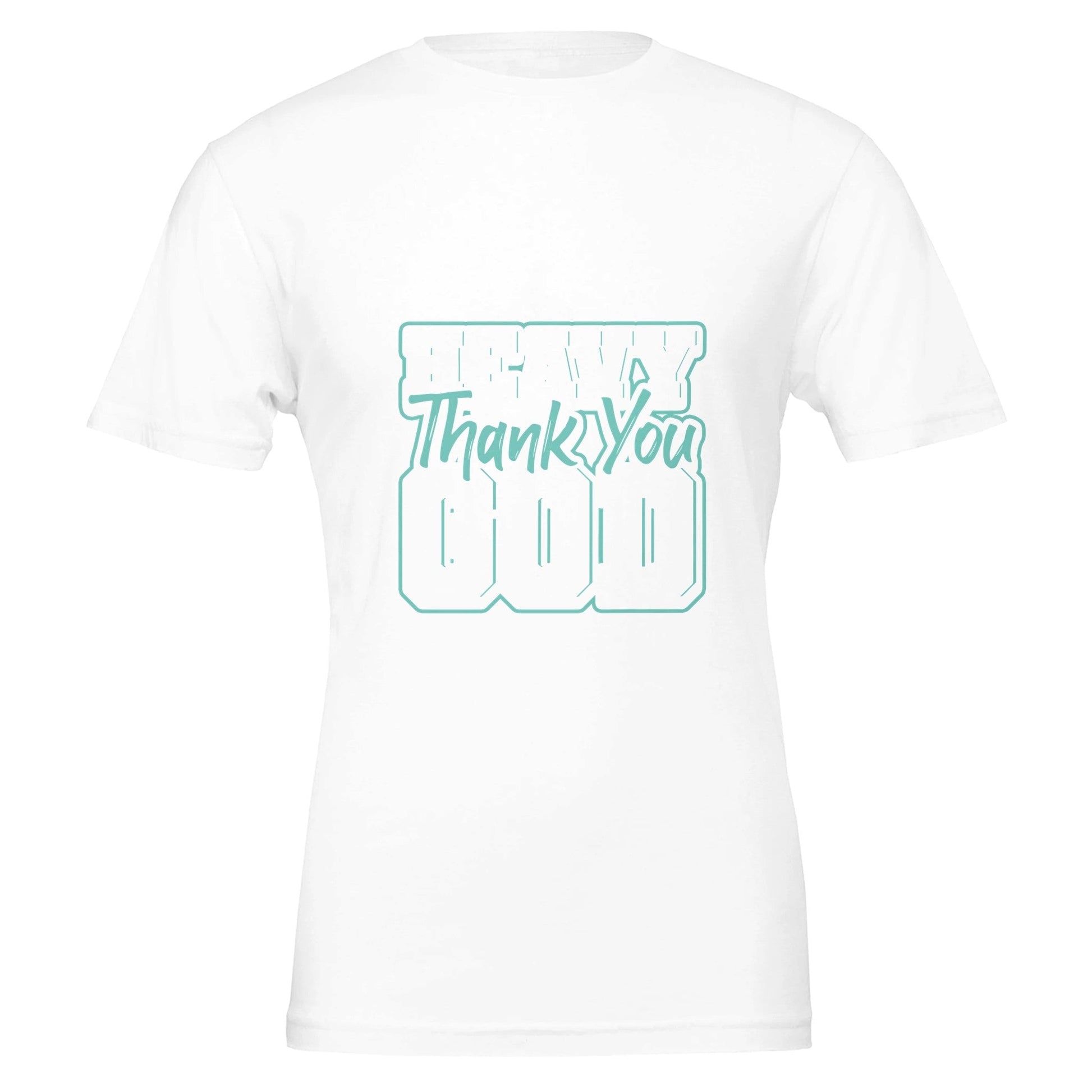 Thank You God - Premium Unisex Crewneck T-shirt | Bella + Canvas 3001This t-shirt is renowned for its soft feel and sturdy construction, ideal for DTG printing.

Made from 100% Airlume combed and ring-spun cotton, offering a premium, God - Premium Unisex Crewneck