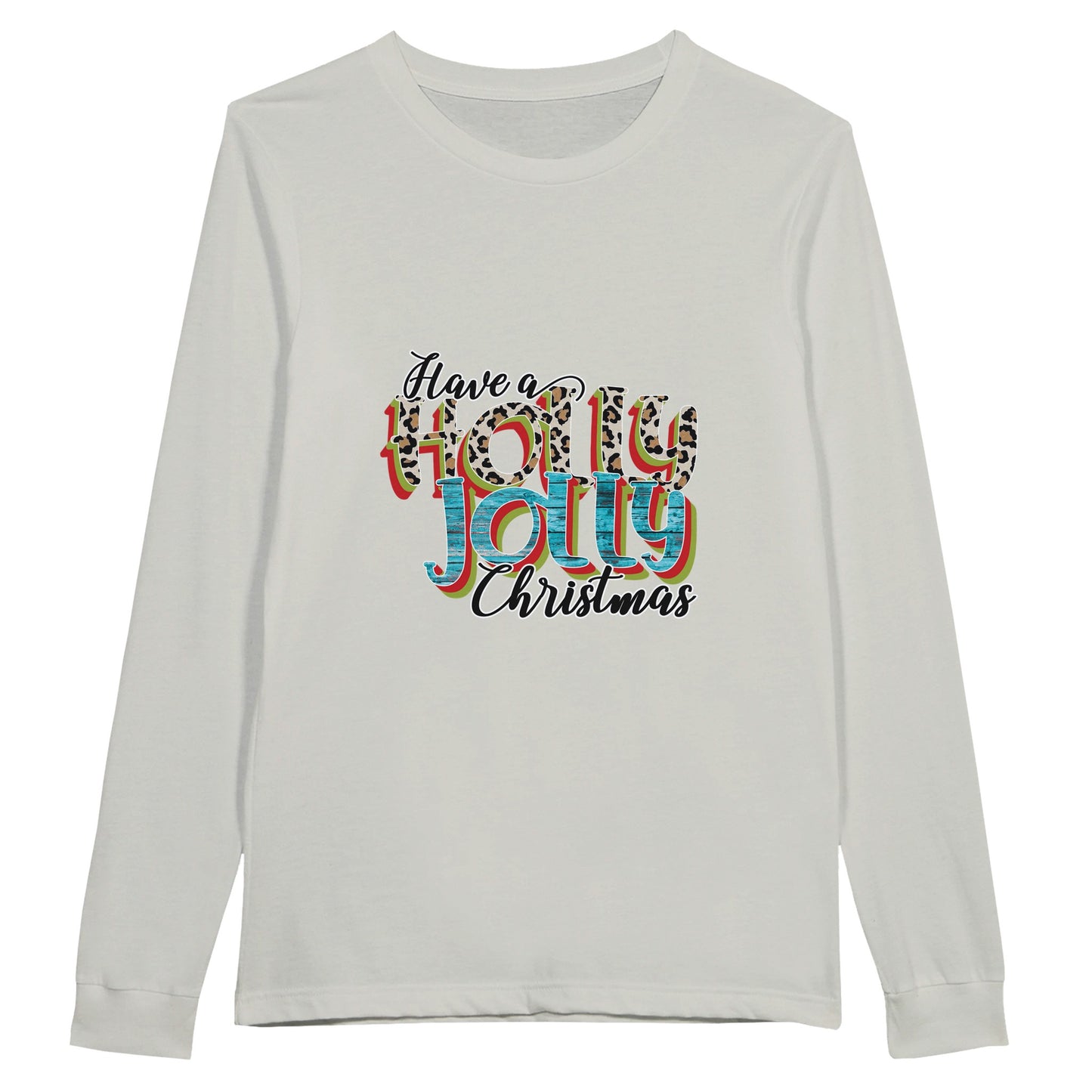 Holly Jolly -Premium Unisex Longsleeve T-shirtThis soft long-sleeved crew shirt is a good choice for a classic long sleeve t-shirt.
100% combed ringspun cotton32 singles thread weight4.3 oz. fabric weightFabric Holly Jolly -Premium Unisex Longsleeve