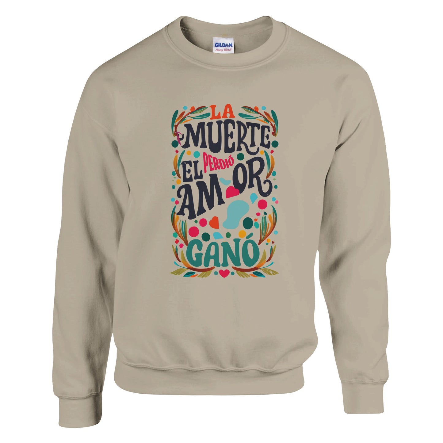 Gano - Classic Unisex Crewneck Sweatshirt | Gildan® 18000A heavy blend sweatshirt. Crafted from a soft blend of 50% cotton and 50% polyester.
 Features air jet yarn for a softer feel and reduced pilling.
Double-needle stitGano - Classic Unisex Crewneck Sweatshirt