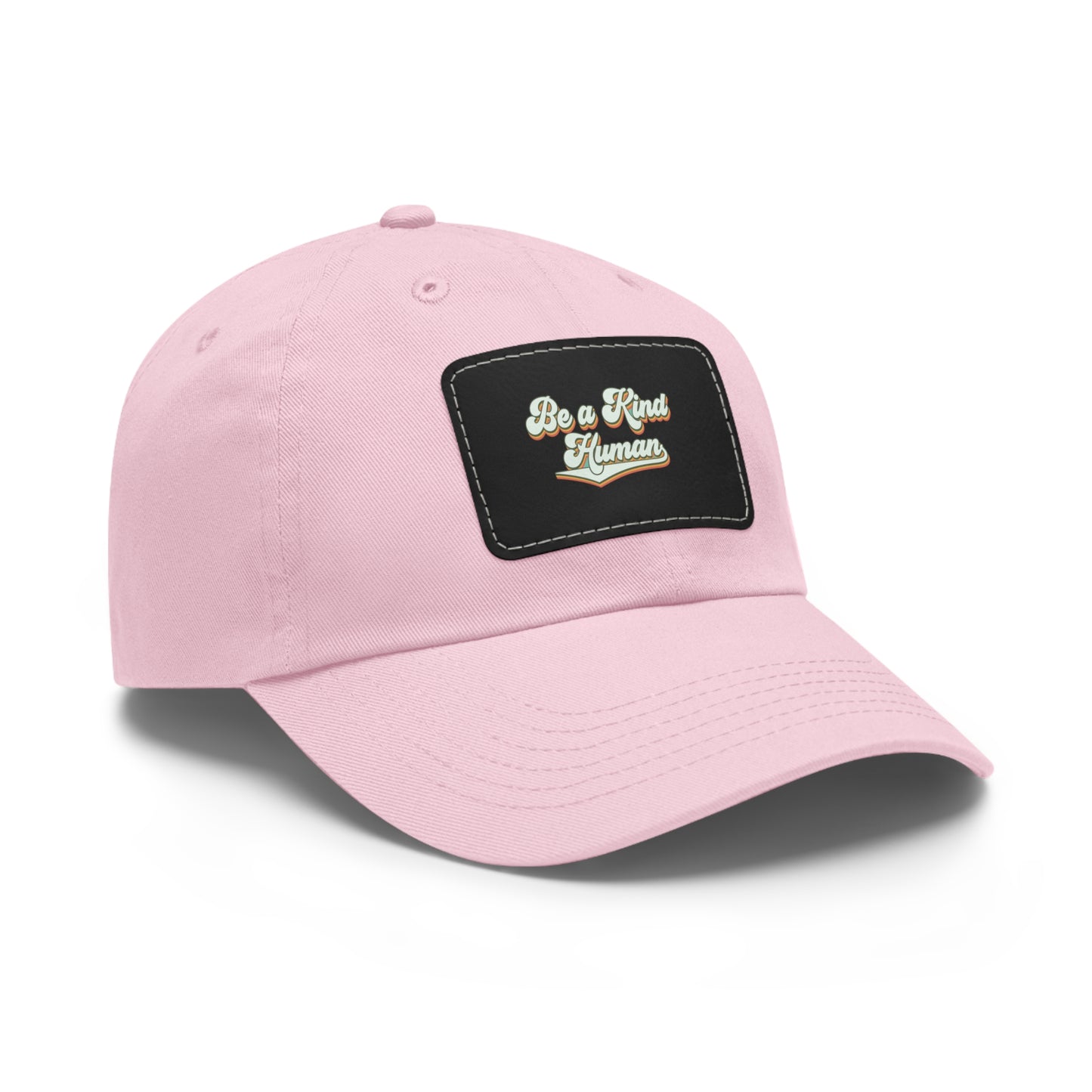 Dad Hat with Leather Patch (Rectangle)