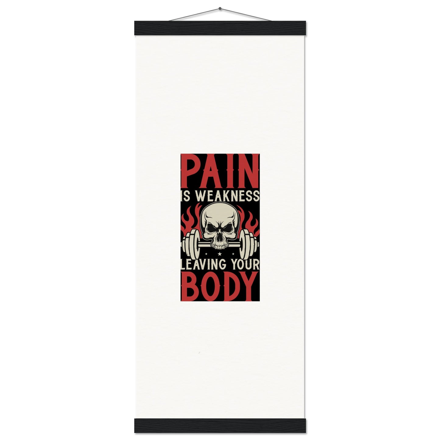 Pain - Museum-Quality Matte Paper Poster with HangerOur minimalist wooden hangers are made with four magnetic wooden dowels, two that clamp to the top of your print and two that clamp to the bottom to give a vintage lPain - Museum-Quality Matte Paper Poster