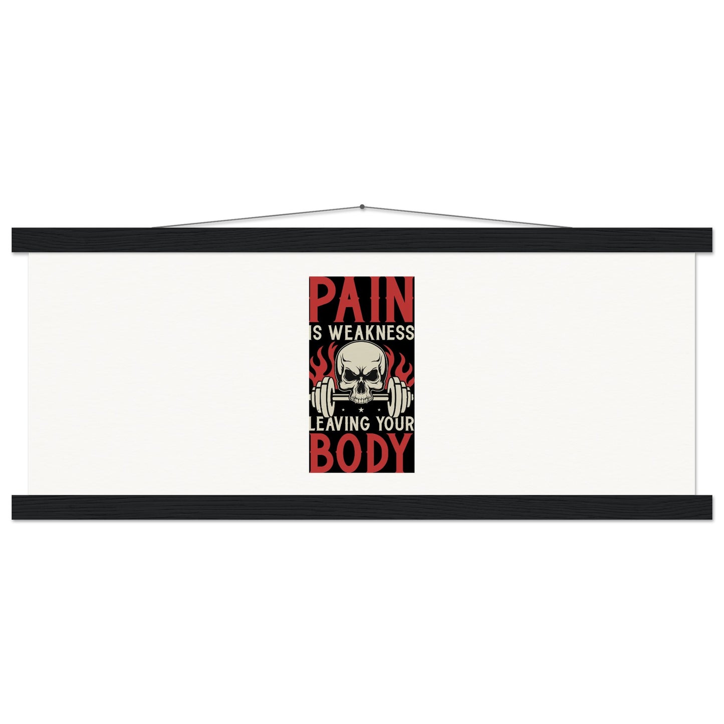 Pain - Museum-Quality Matte Paper Poster with HangerOur minimalist wooden hangers are made with four magnetic wooden dowels, two that clamp to the top of your print and two that clamp to the bottom to give a vintage lPain - Museum-Quality Matte Paper Poster