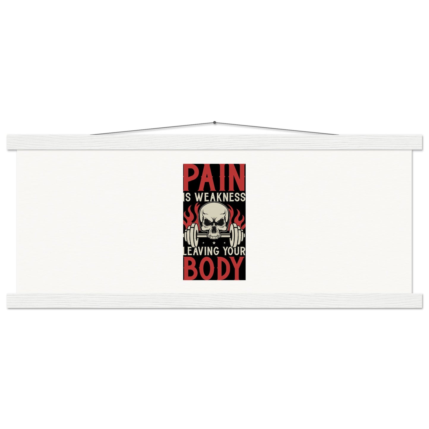 Pain - Museum-Quality Matte Paper Poster with HangerOur minimalist wooden hangers are made with four magnetic wooden dowels, two that clamp to the top of your print and two that clamp to the bottom to give a vintage lPain - Museum-Quality Matte Paper Poster