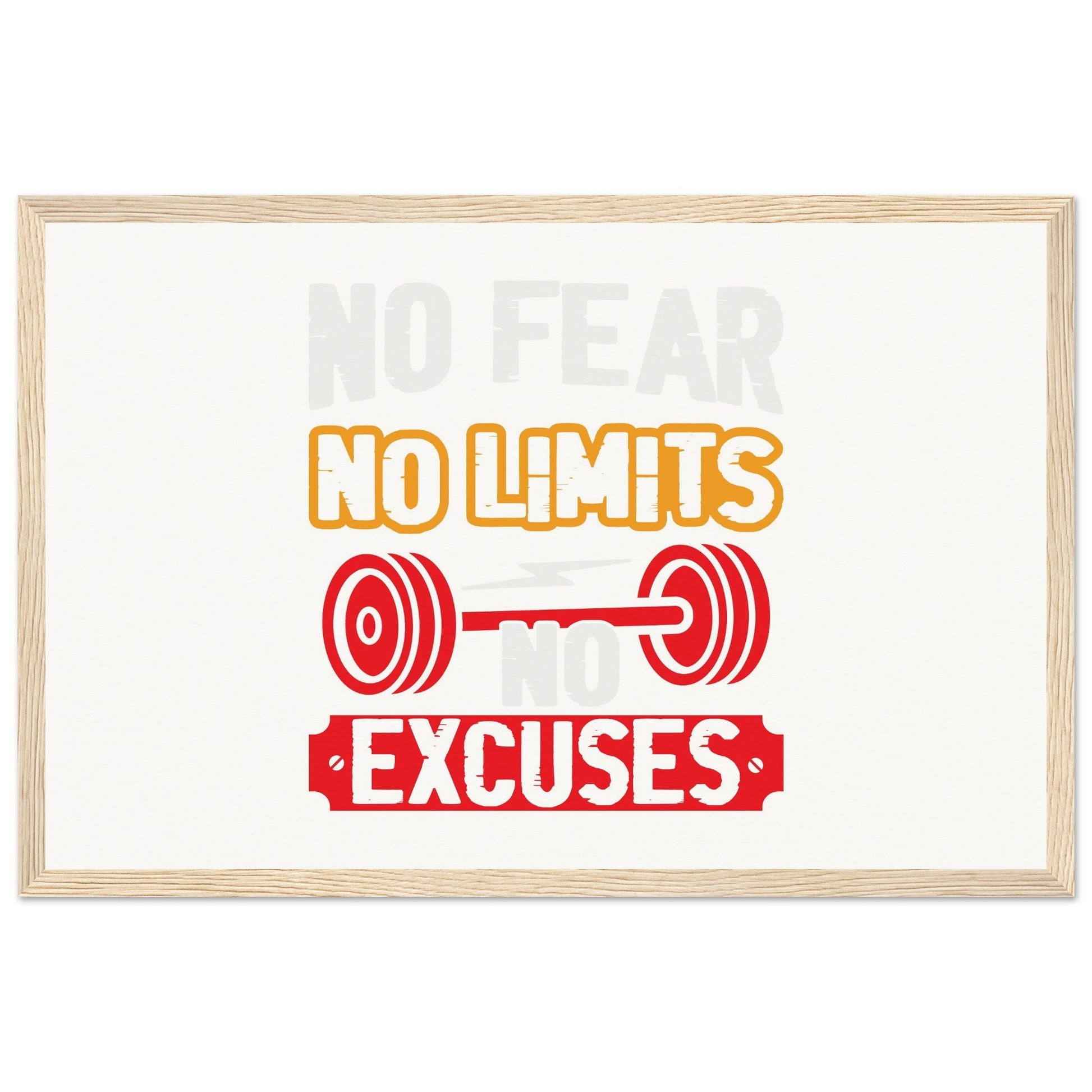 No Limits - Museum-Quality Matte Paper Wooden Framed PosterOur ready-to-hang wooden framed posters are sturdy, durable, and ready to hang instantly! The poster is made on our master's edition, archival museum-quality paper. Limits - Museum-Quality Matte Paper Wooden Framed Poster