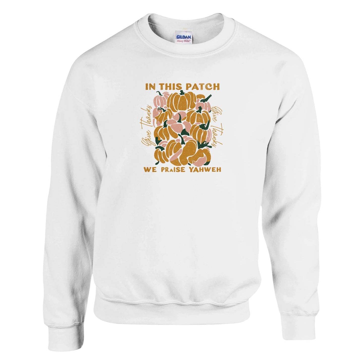 We praise yahwey - Classic Unisex Crewneck Sweatshirt | Gildan® 18000A heavy blend sweatshirt. Crafted from a soft blend of 50% cotton and 50% polyester.
 Features air jet yarn for a softer feel and reduced pilling.
Double-needle stitpraise yahwey - Classic Unisex Crewneck Sweatshirt