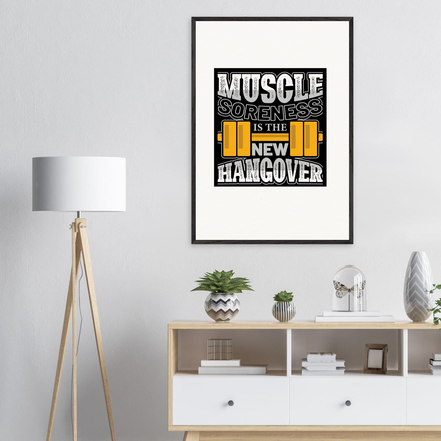 Muscle soreness - Premium Wooden Framed Poster With Museum-Quality MatOur ready-to-hang premium wooden framed posters showcase meticulous craftsmanship. Milled from responsibly sourced oak, our natural frames have a classic appeal, whiMuscle soreness - Premium Wooden Framed Poster