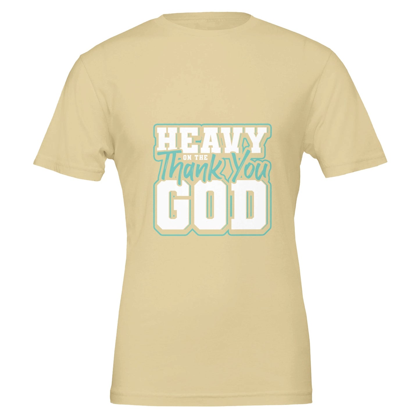 Thank You God - Premium Unisex Crewneck T-shirt | Bella + Canvas 3001This t-shirt is renowned for its soft feel and sturdy construction, ideal for DTG printing.

Made from 100% Airlume combed and ring-spun cotton, offering a premium, God - Premium Unisex Crewneck