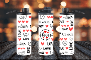 Love-themed Custom Tumbler