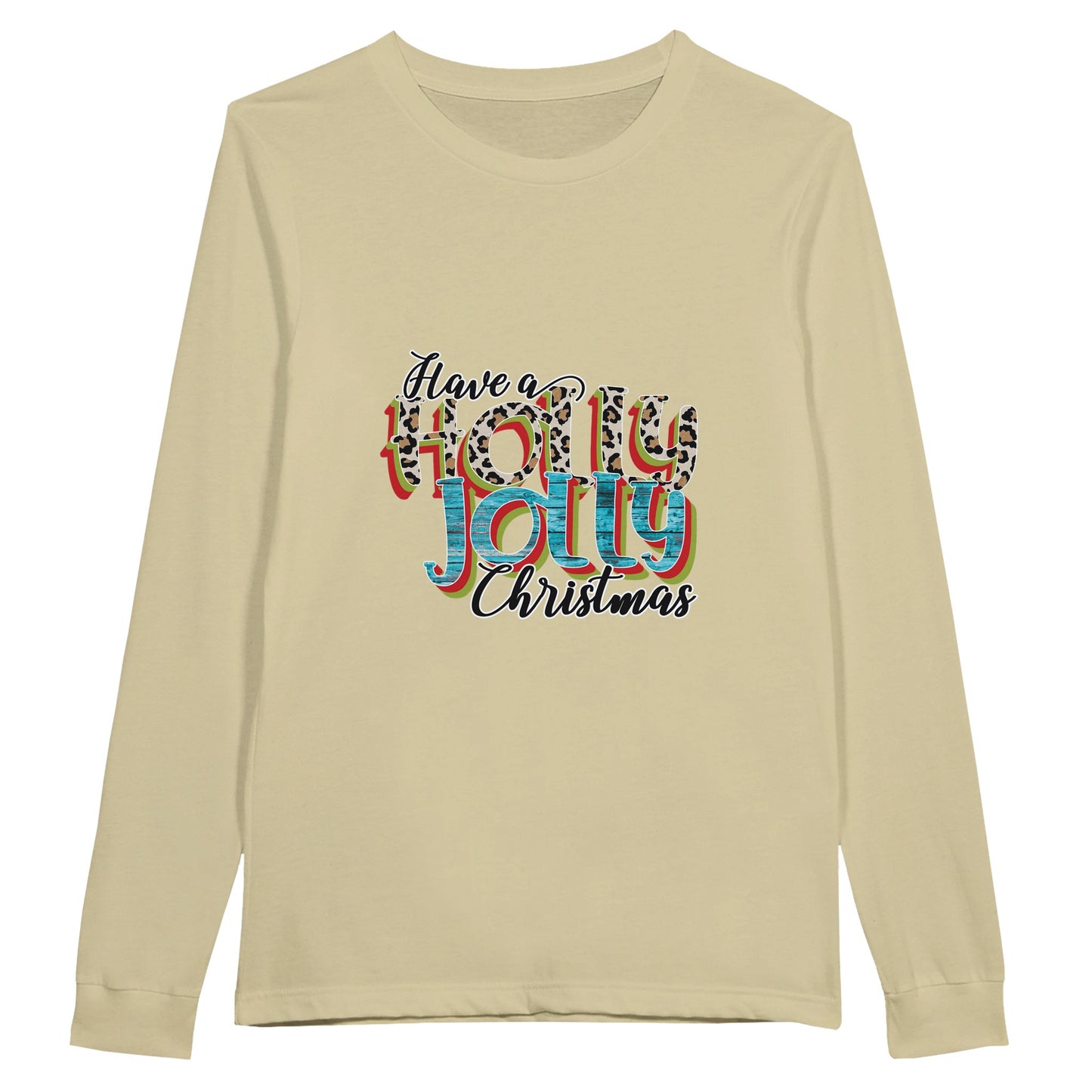 Holly Jolly -Premium Unisex Longsleeve T-shirtThis soft long-sleeved crew shirt is a good choice for a classic long sleeve t-shirt.
100% combed ringspun cotton32 singles thread weight4.3 oz. fabric weightFabric Holly Jolly -Premium Unisex Longsleeve