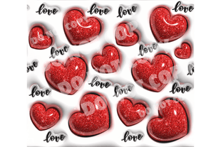 Love Themed Custom Tumbler