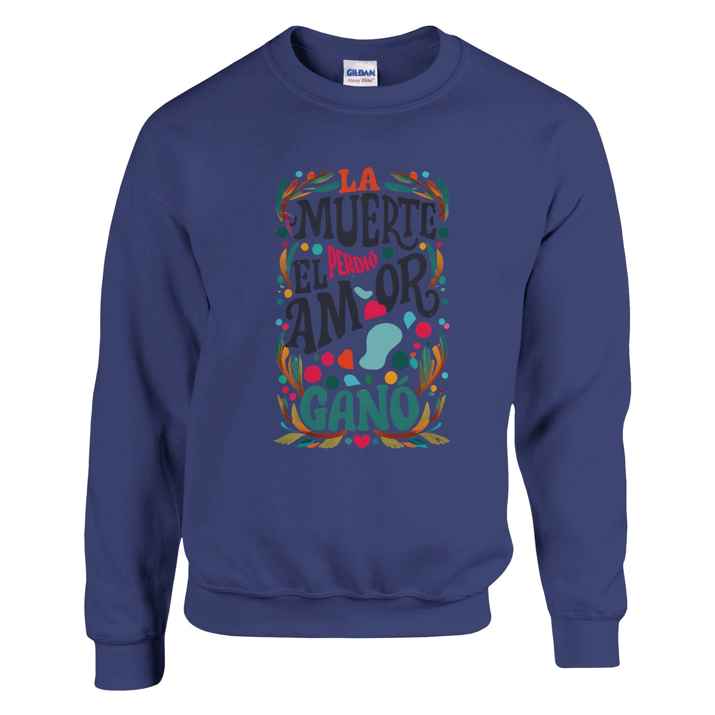 Gano - Classic Unisex Crewneck Sweatshirt | Gildan® 18000A heavy blend sweatshirt. Crafted from a soft blend of 50% cotton and 50% polyester.
 Features air jet yarn for a softer feel and reduced pilling.
Double-needle stitGano - Classic Unisex Crewneck Sweatshirt