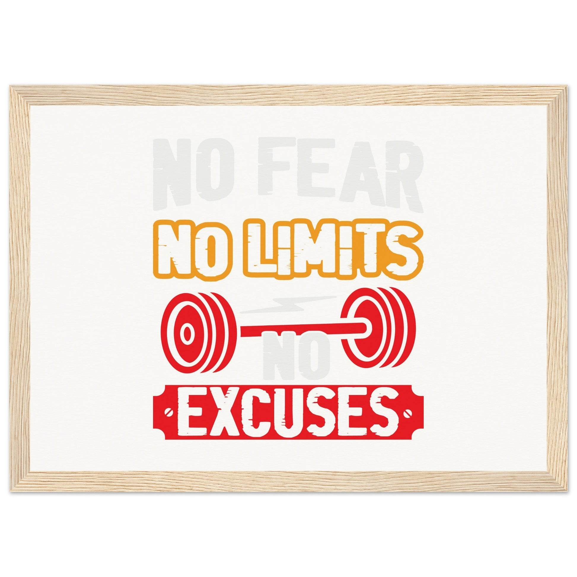 No Limits - Museum-Quality Matte Paper Wooden Framed PosterOur ready-to-hang wooden framed posters are sturdy, durable, and ready to hang instantly! The poster is made on our master's edition, archival museum-quality paper. Limits - Museum-Quality Matte Paper Wooden Framed Poster