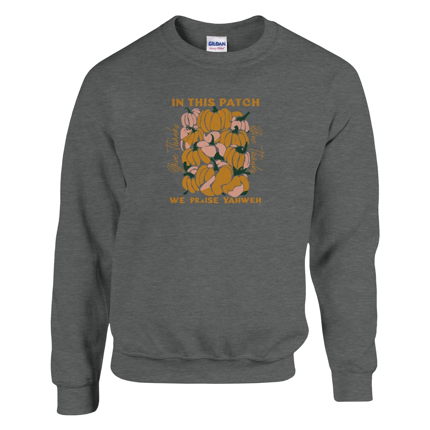 We praise yahwey - Classic Unisex Crewneck Sweatshirt | Gildan® 18000A heavy blend sweatshirt. Crafted from a soft blend of 50% cotton and 50% polyester.
 Features air jet yarn for a softer feel and reduced pilling.
Double-needle stitpraise yahwey - Classic Unisex Crewneck Sweatshirt