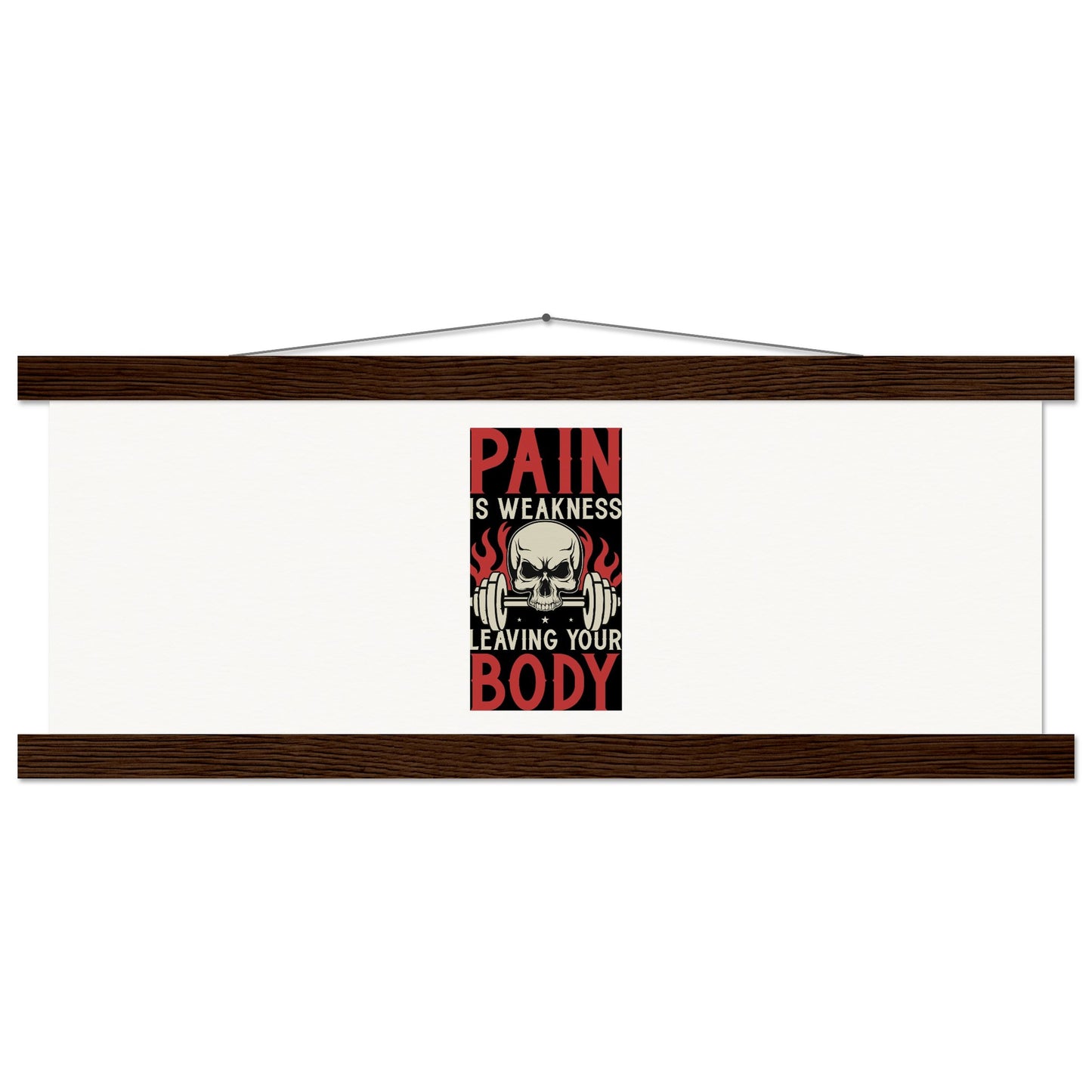 Pain - Museum-Quality Matte Paper Poster with HangerOur minimalist wooden hangers are made with four magnetic wooden dowels, two that clamp to the top of your print and two that clamp to the bottom to give a vintage lPain - Museum-Quality Matte Paper Poster