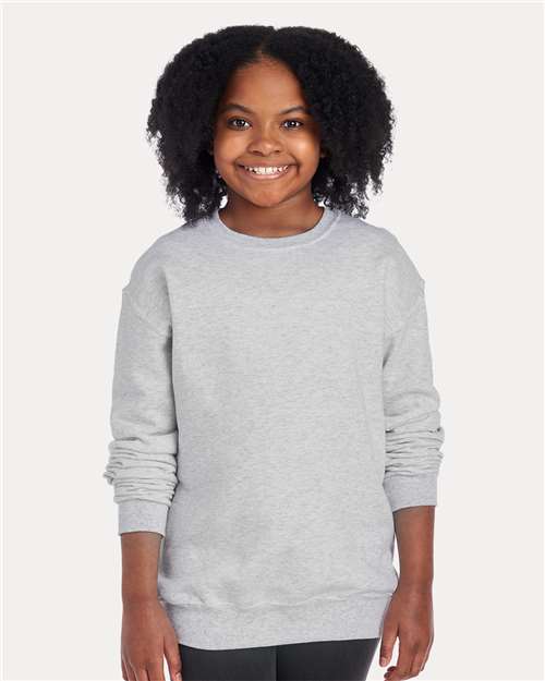 JERZEES - NuBlend® Youth Crewneck Sweatshirt - 562BR