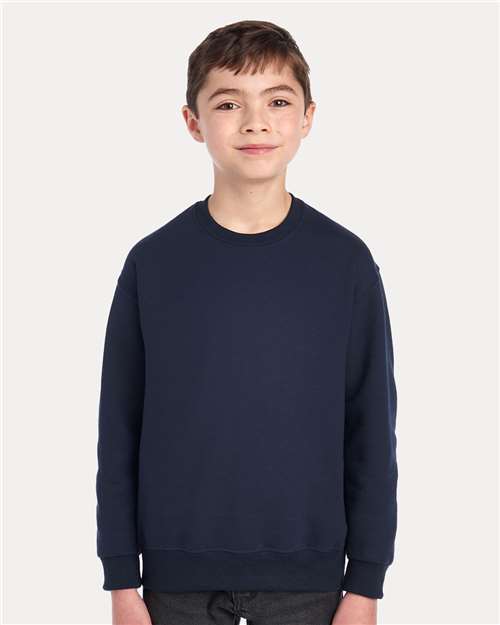 JERZEES - NuBlend® Youth Crewneck Sweatshirt - 562BR