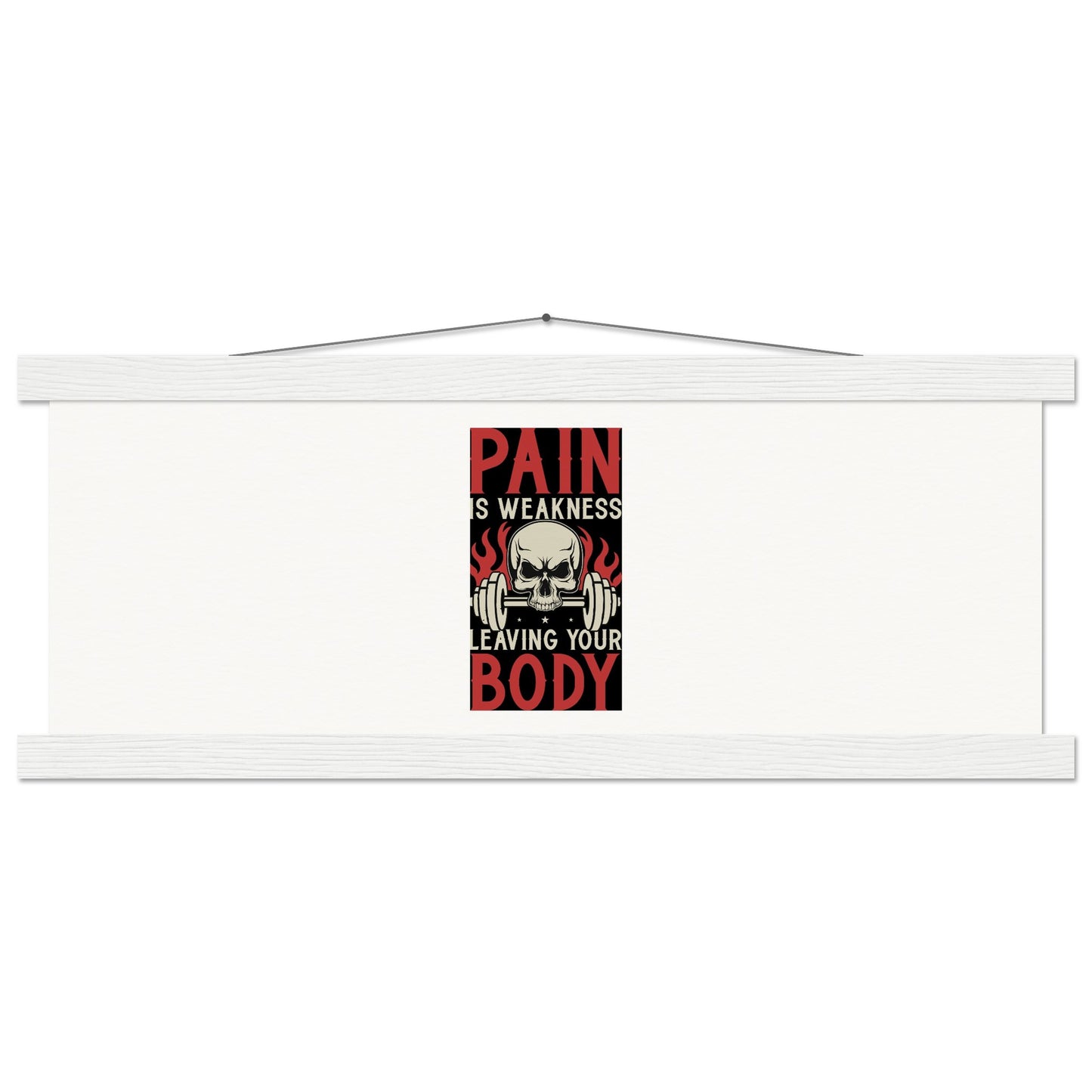 Pain - Museum-Quality Matte Paper Poster with HangerOur minimalist wooden hangers are made with four magnetic wooden dowels, two that clamp to the top of your print and two that clamp to the bottom to give a vintage lPain - Museum-Quality Matte Paper Poster