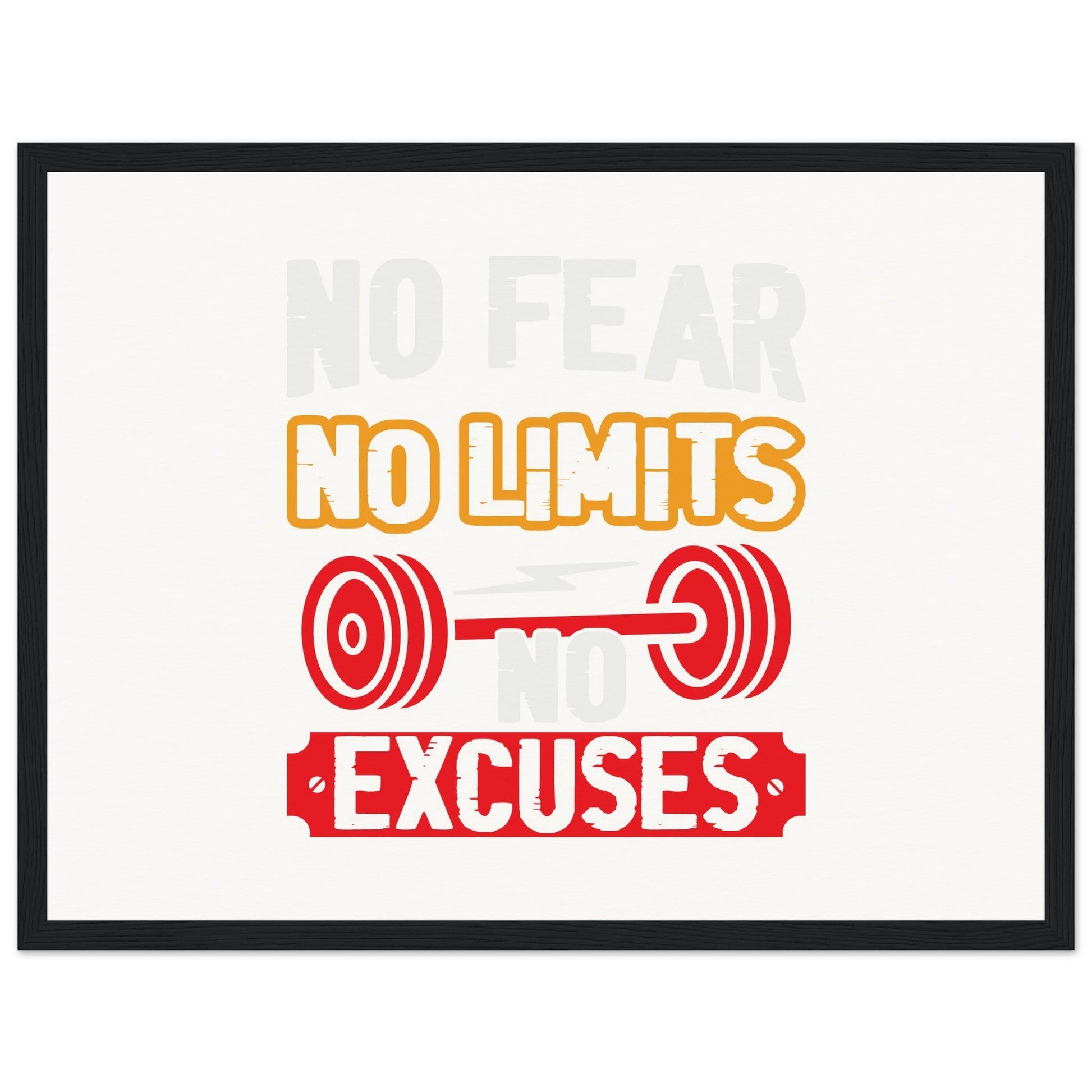 No Limits - Museum-Quality Matte Paper Wooden Framed PosterOur ready-to-hang wooden framed posters are sturdy, durable, and ready to hang instantly! The poster is made on our master's edition, archival museum-quality paper. Limits - Museum-Quality Matte Paper Wooden Framed Poster