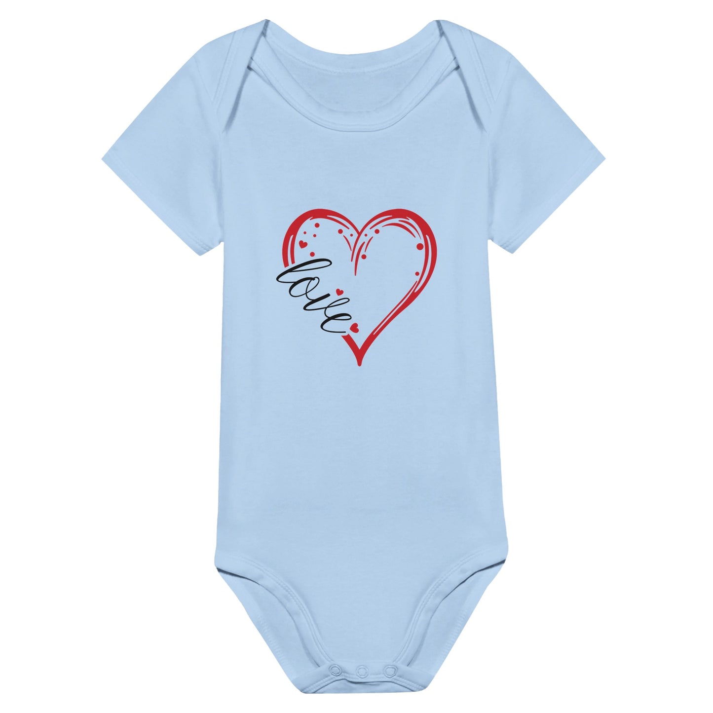 Love - Classic Baby Short Sleeve BodysuitA baby must-have, our short sleeve crewneck bodysuits combine both function and fashion. The lap shoulders and leg openings make it easy for the baby to get in and oLove - Classic Baby Short Sleeve Bodysuit