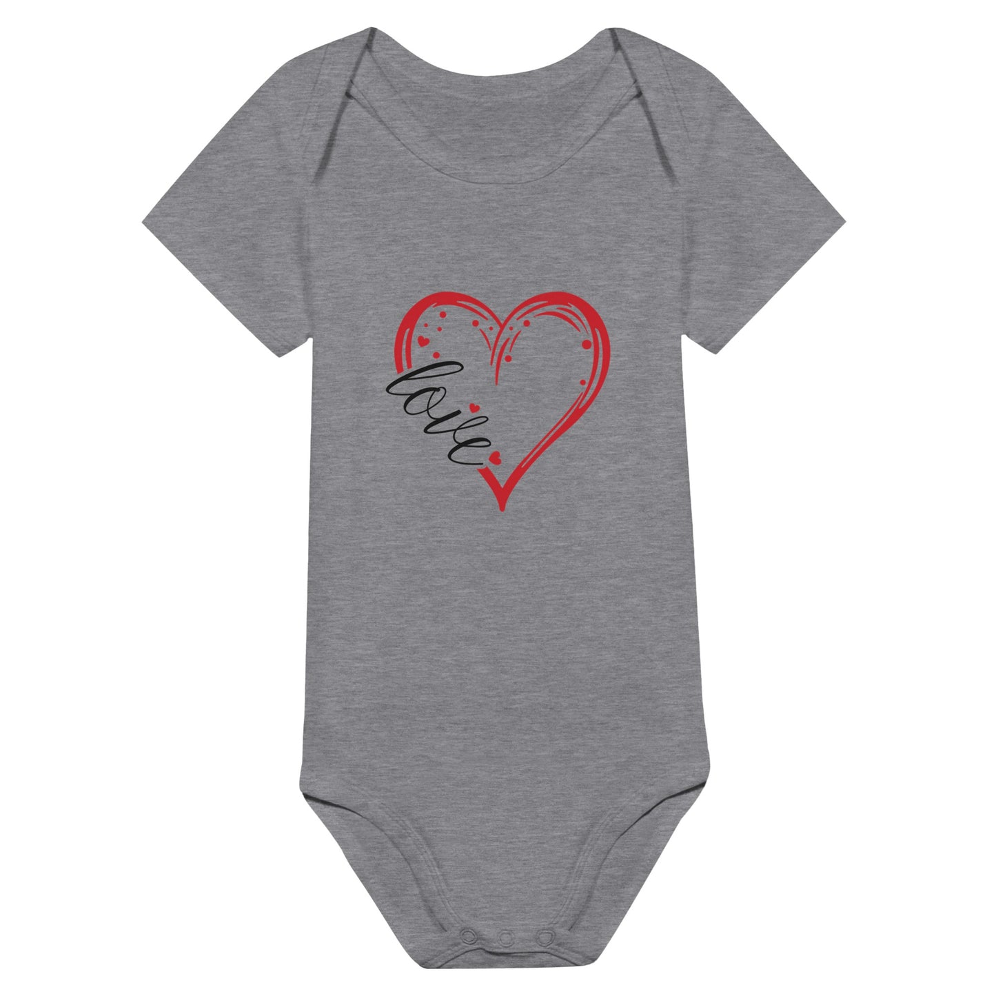 Love - Classic Baby Short Sleeve BodysuitA baby must-have, our short sleeve crewneck bodysuits combine both function and fashion. The lap shoulders and leg openings make it easy for the baby to get in and oLove - Classic Baby Short Sleeve Bodysuit