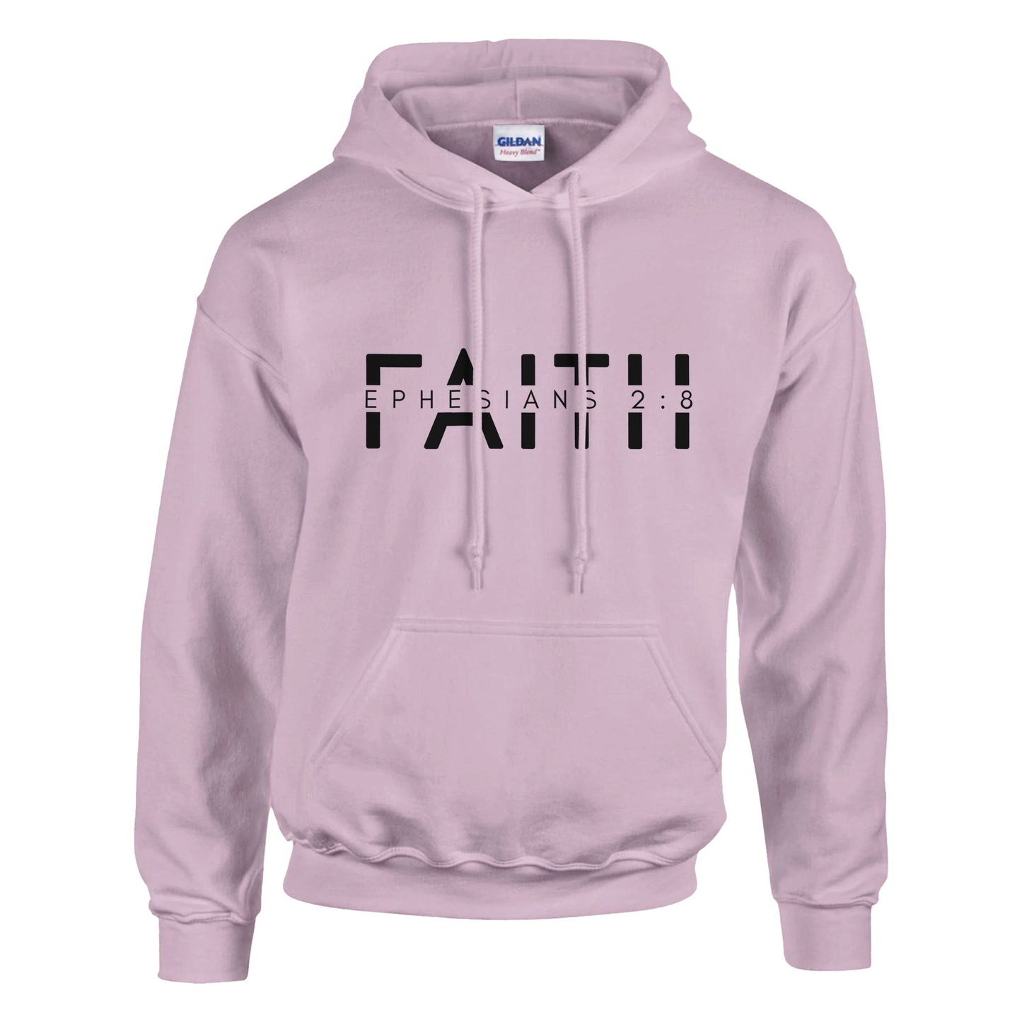 Ephesians Classic Unisex Pullover Hoodie | Gildan® 18500A heavy blend hoodie. Crafted from a soft blend of 50% cotton and 50% polyester.
Features a double-lined hood with matching drawstring.
The fabric's air jet yarn offEphesians Classic Unisex Pullover Hoodie