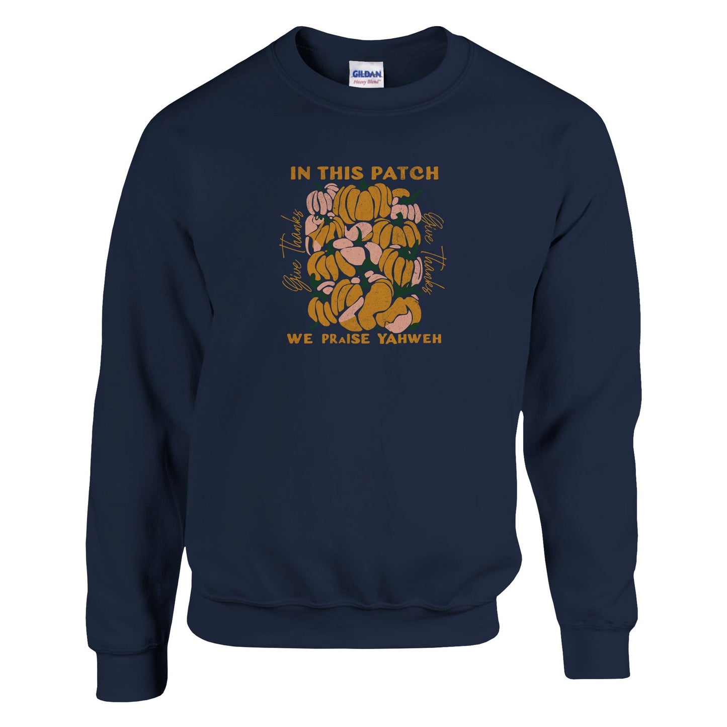 We praise yahwey - Classic Unisex Crewneck Sweatshirt | Gildan® 18000A heavy blend sweatshirt. Crafted from a soft blend of 50% cotton and 50% polyester.
 Features air jet yarn for a softer feel and reduced pilling.
Double-needle stitpraise yahwey - Classic Unisex Crewneck Sweatshirt