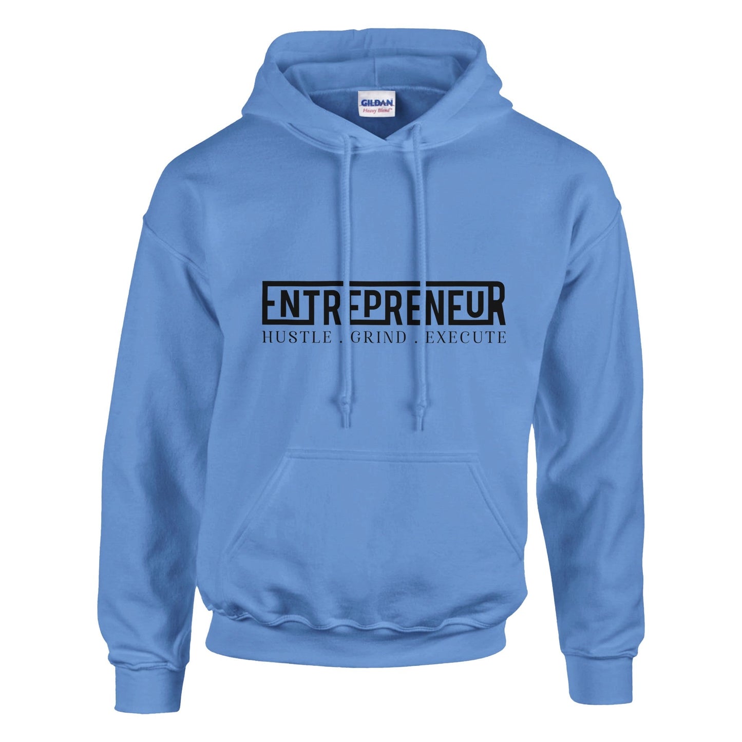 Entrepreneur - Classic Unisex Pullover Hoodie | Gildan® 18500A heavy blend hoodie. Crafted from a soft blend of 50% cotton and 50% polyester.
Features a double-lined hood with matching drawstring.
The fabric's air jet yarn offEntrepreneur - Classic Unisex Pullover Hoodie