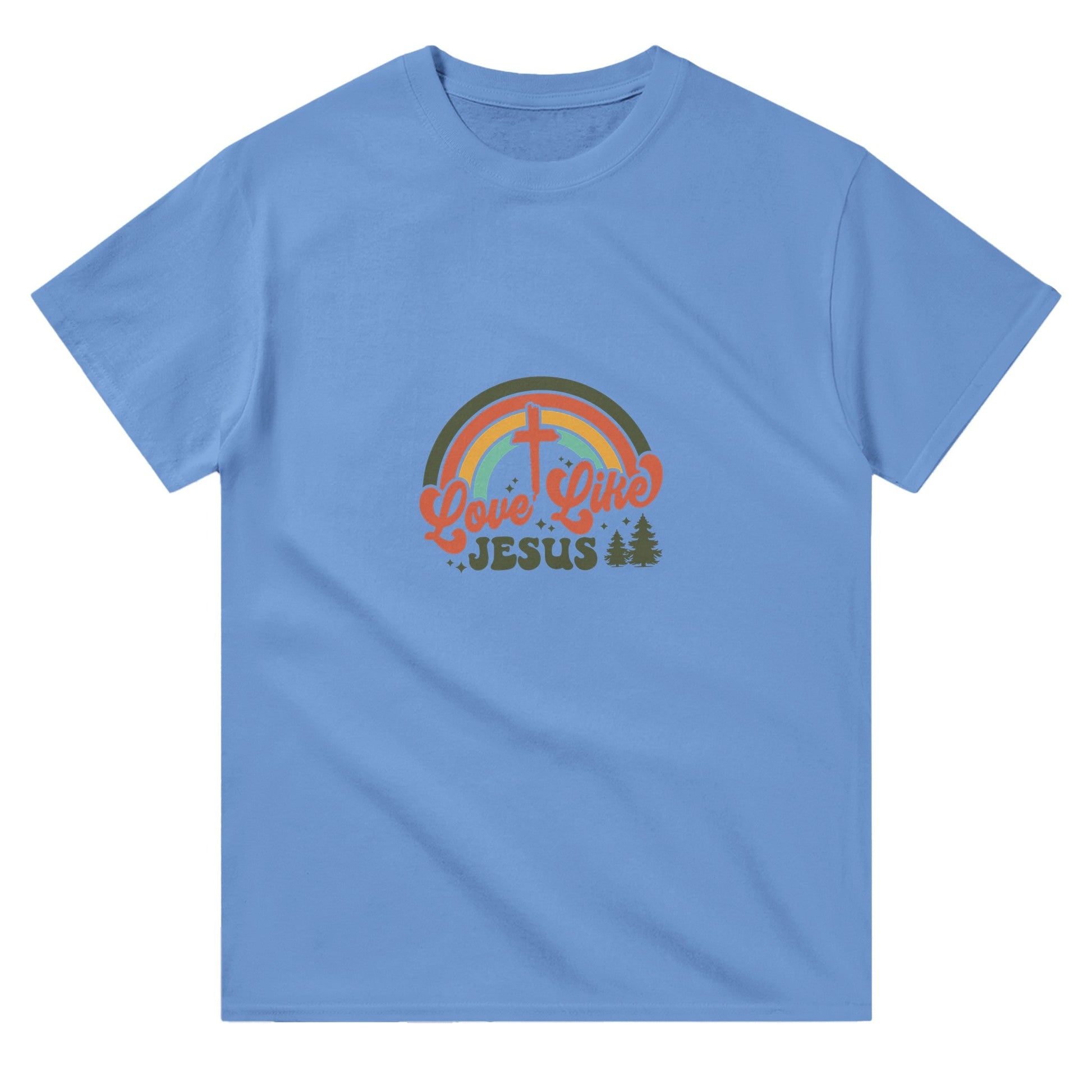 Love Like Jesus - Heavyweight Unisex Crewneck T-shirt | Gildan® 5000This heavyweight cotton t-shirt is a durable staple product with a classic fit. One of the most popular items, it has a relaxed style made for everyday and casual weJesus - Heavyweight Unisex Crewneck