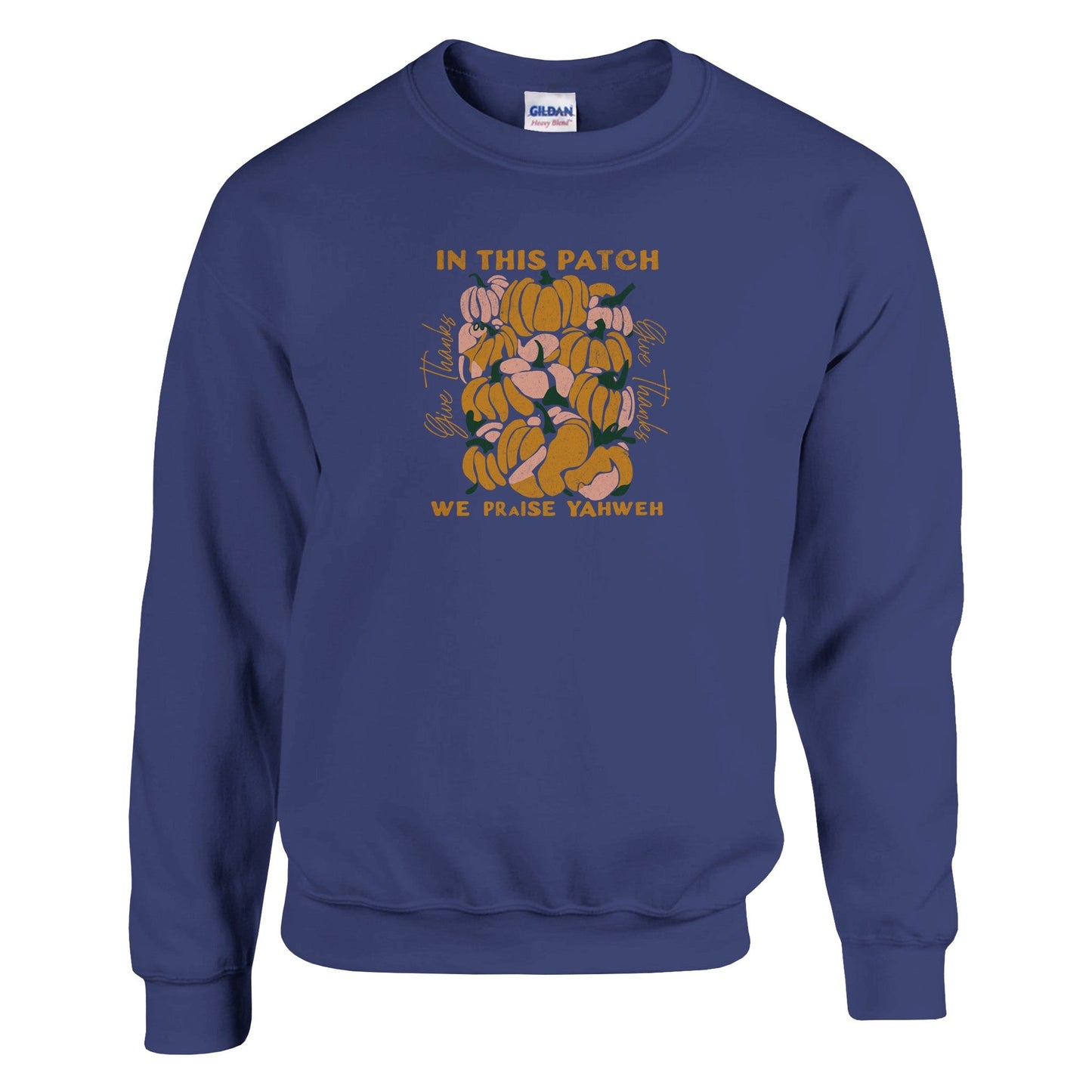 We praise yahwey - Classic Unisex Crewneck Sweatshirt | Gildan® 18000A heavy blend sweatshirt. Crafted from a soft blend of 50% cotton and 50% polyester.
 Features air jet yarn for a softer feel and reduced pilling.
Double-needle stitpraise yahwey - Classic Unisex Crewneck Sweatshirt